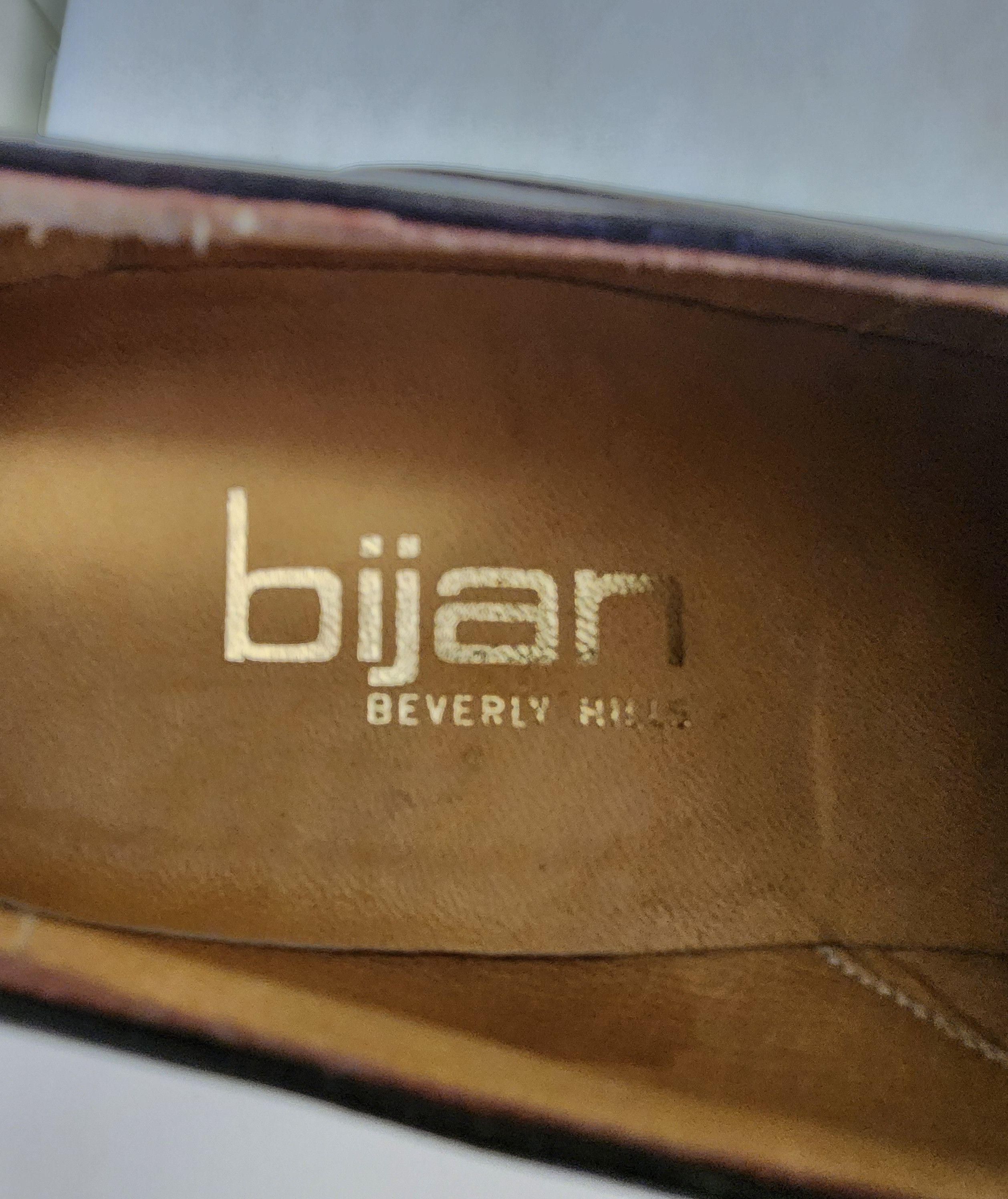 BIJAN Bijan Beverly Hills shoes 8.5 men's brown leather loafers Size US 8.5 / EU 41-42 - 8 Thumbnail