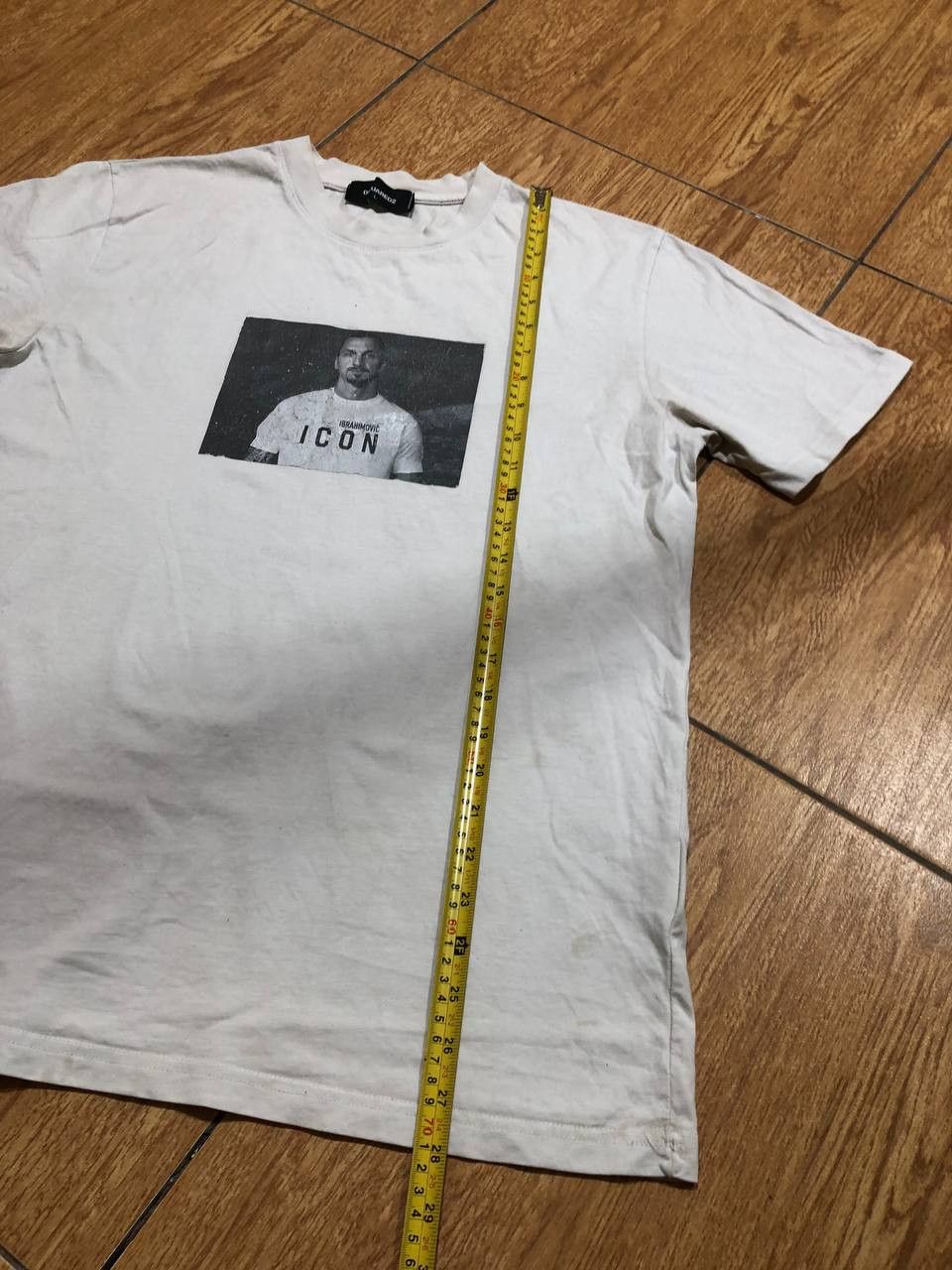 Dsquared2 Dsquared2 Zlatan Ibrahimović ICON Graphic White T-Shirt Size US L / EU 52-54 / 3 - 6 Thumbnail