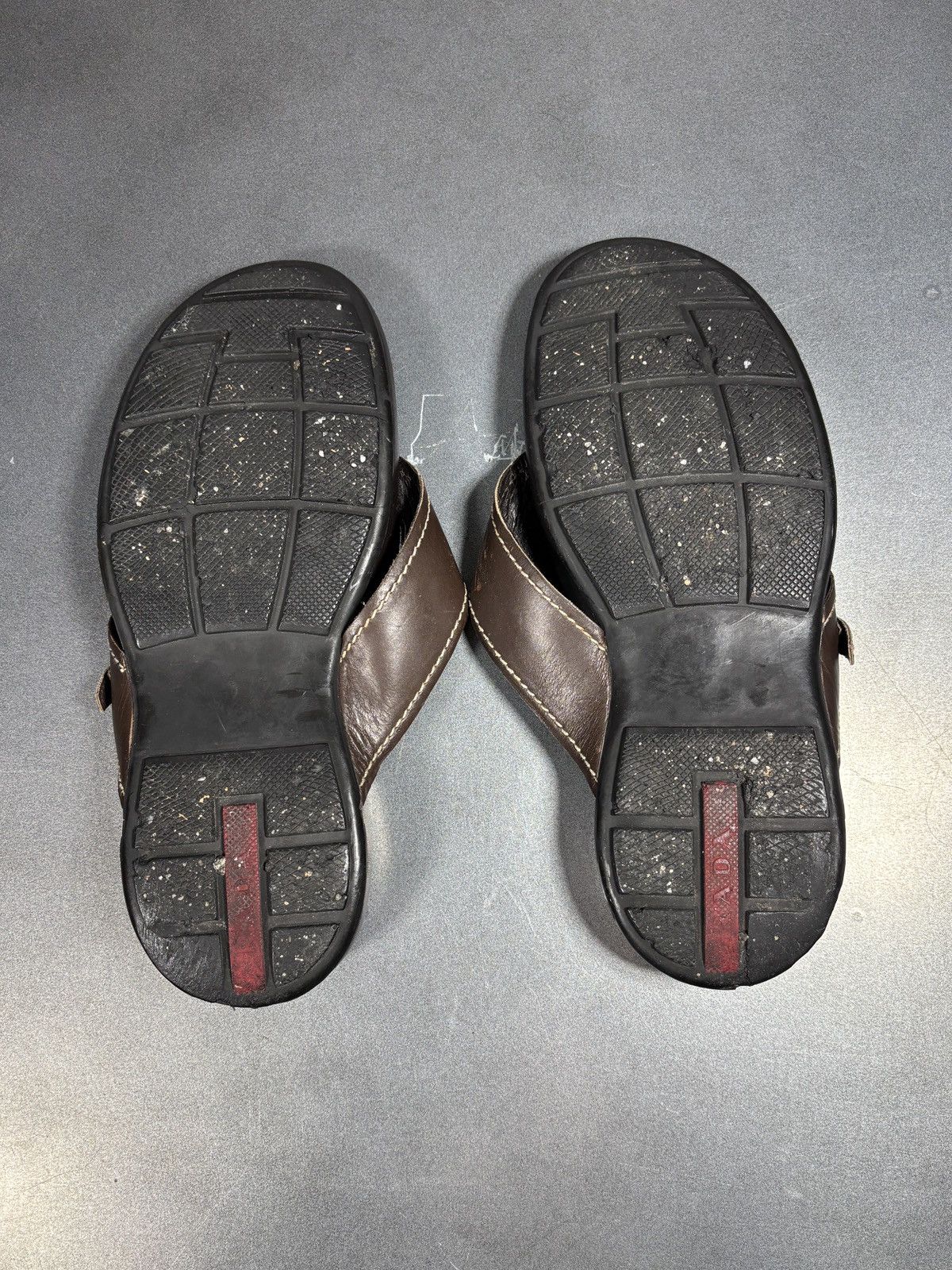 Prada Vintage Prada Sport Flip Flops 2000s Linea Rossa Mules SlipS Size US 7 / IT 37 - 16 Thumbnail