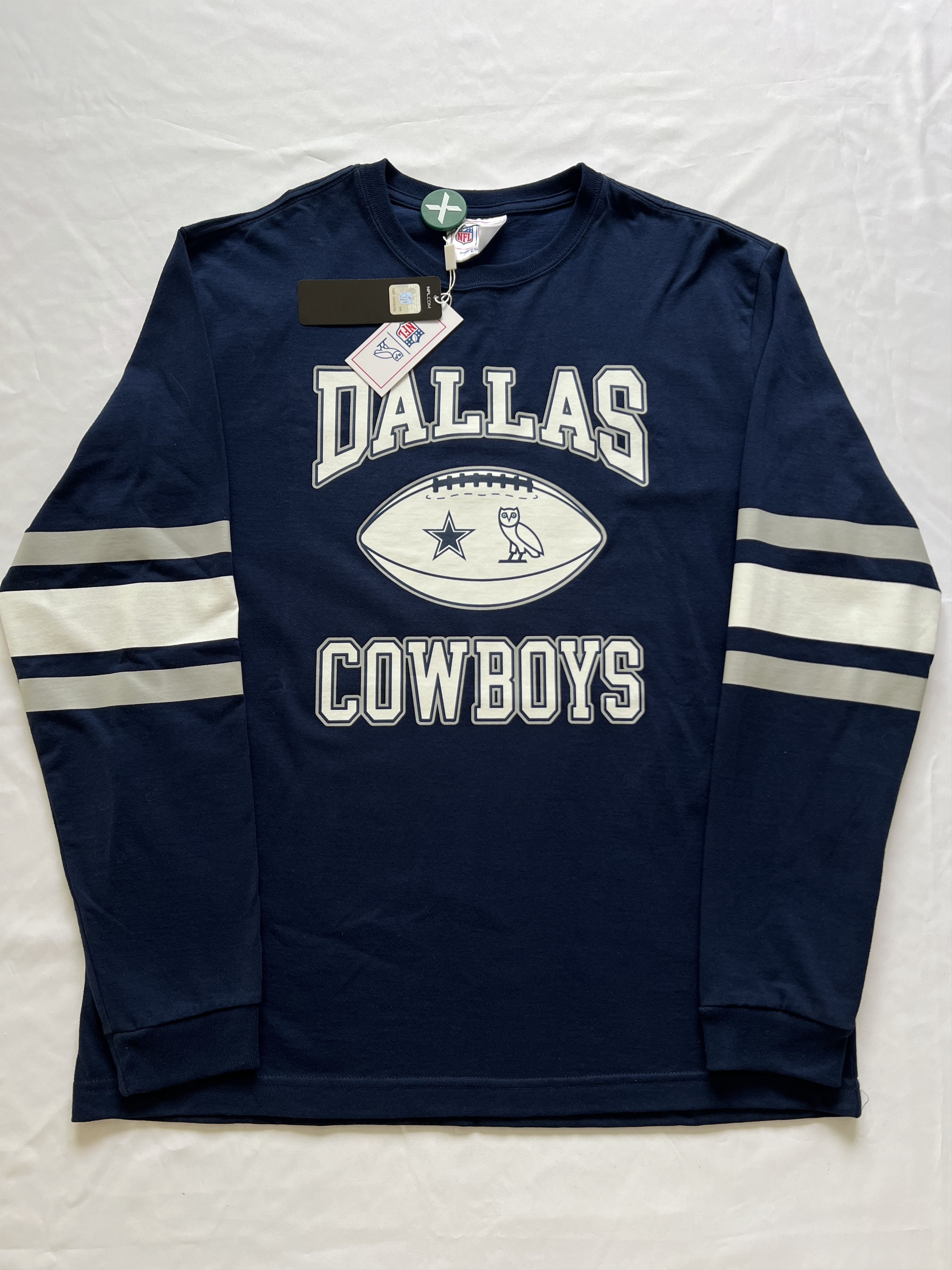 Drake OVO x NFL DALLAS COWBOYS OG LONG SLEEVE T-SHIRT Size US L / EU 52-54 / 3 - 2 Thumbnail