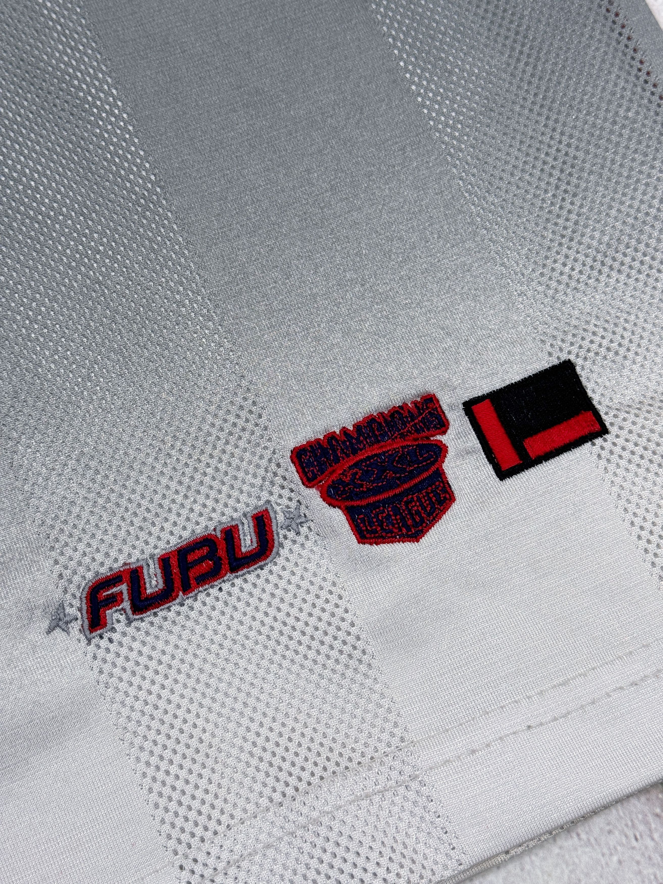 Fubu Vintage FUBU Jersey T-Shirt #05 Hip Hop Rap Striped Size US XL / EU 56 / 4 - 16 Thumbnail