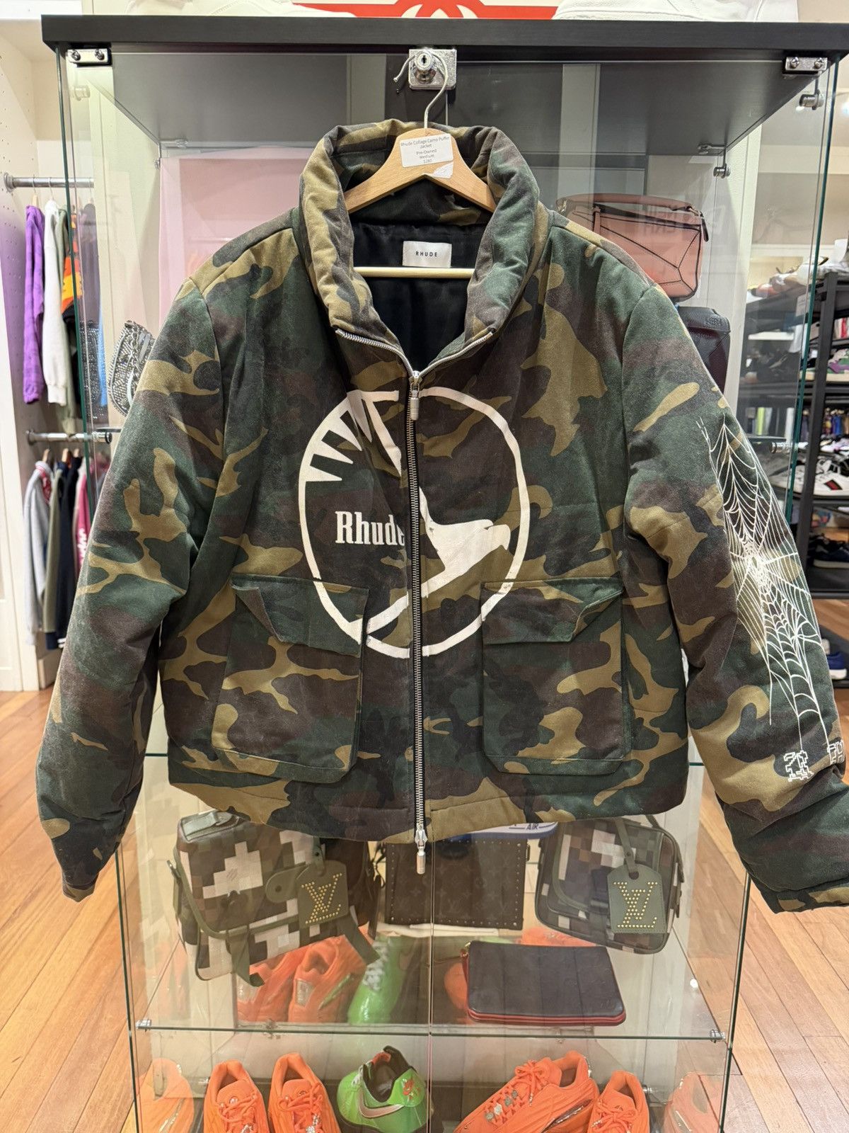 Rhude Rhude College Camo Puffer Jacket Size US M / EU 48-50 / 2 - 1 Thumbnail