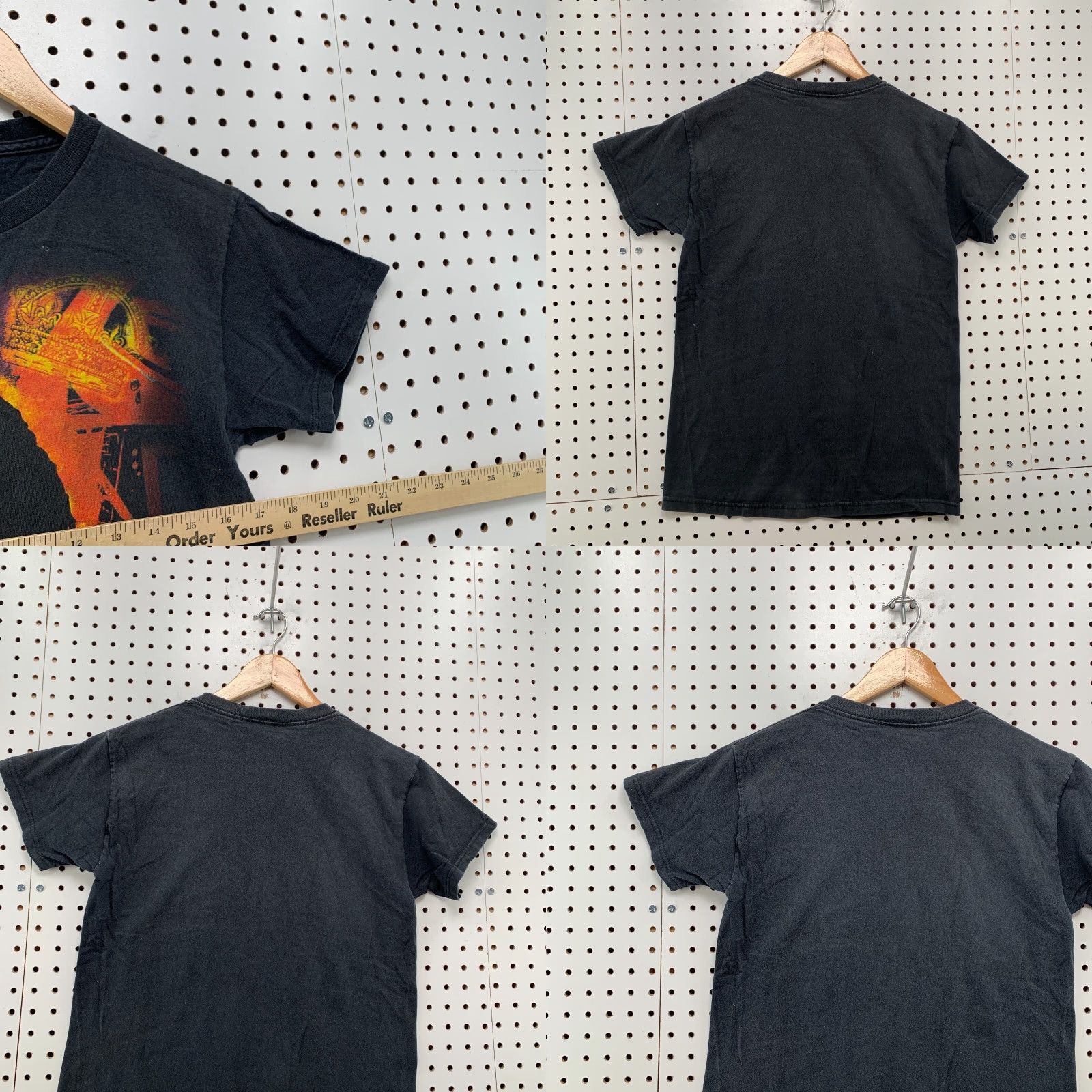 Vintage Vintage Bob Marley Shirt Mens Small Black Burnin And Lootin Short Sleeve 17x25.5 Size US S / EU 44-46 / 1 - 9 Thumbnail