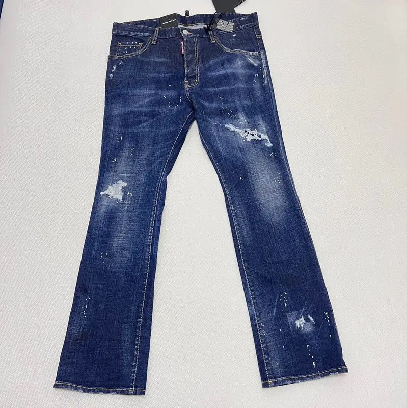 Dsquared2 DSQUARED2 Men's Casual Pants in Dark Blue 0089 Size US 34 / EU 50 - 1 Thumbnail
