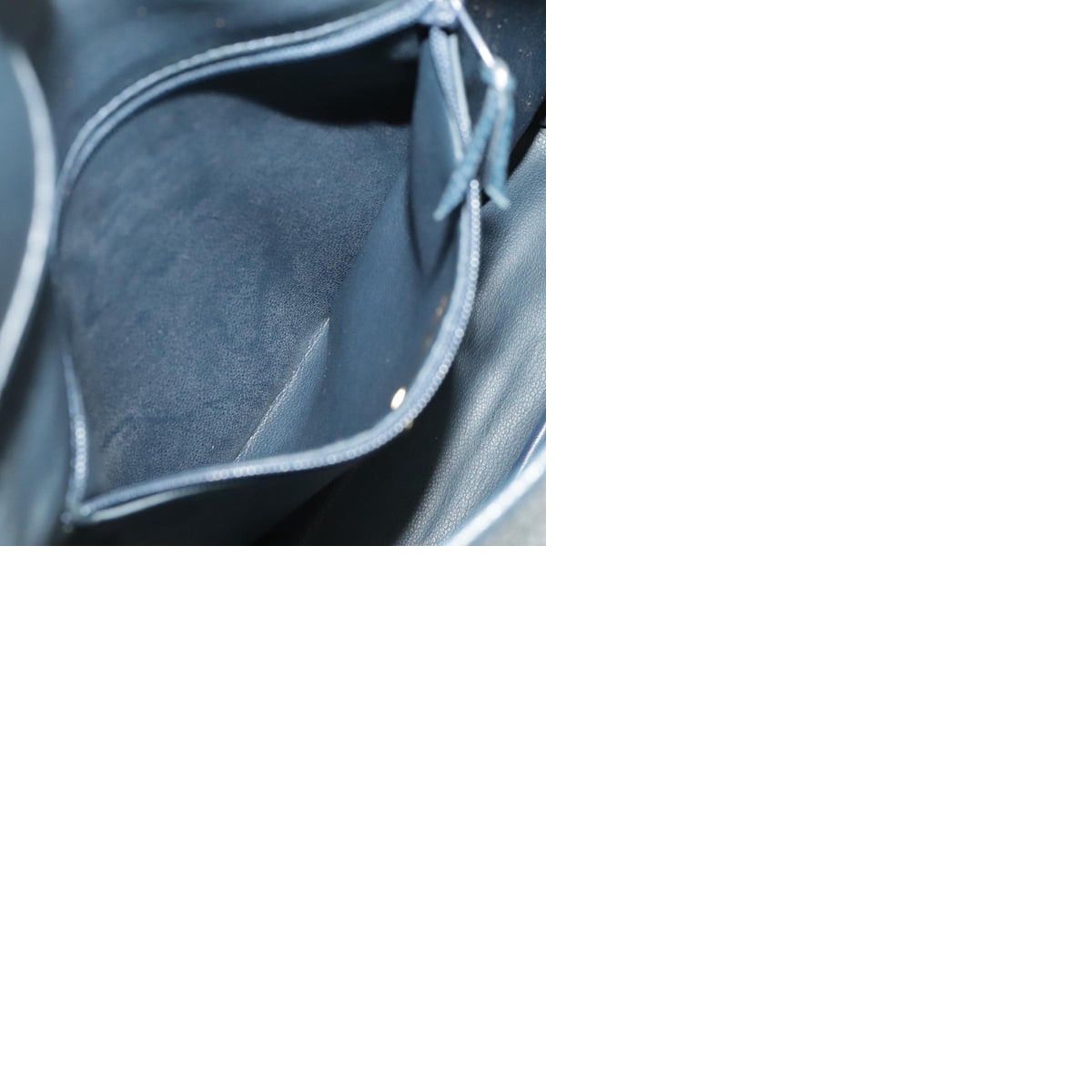 Dior DIOR Hand Bag Leather Navy Gold Size ONE SIZE - 13 Thumbnail