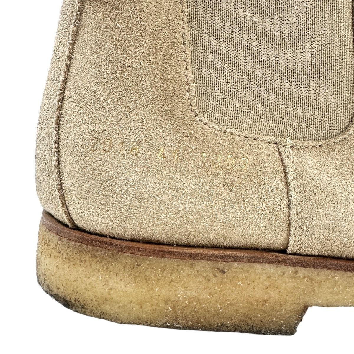 Common Projects Beige / Tan Brown Suede Leather Chelsea Boots Size US 8 / EU 41 - 10 Thumbnail