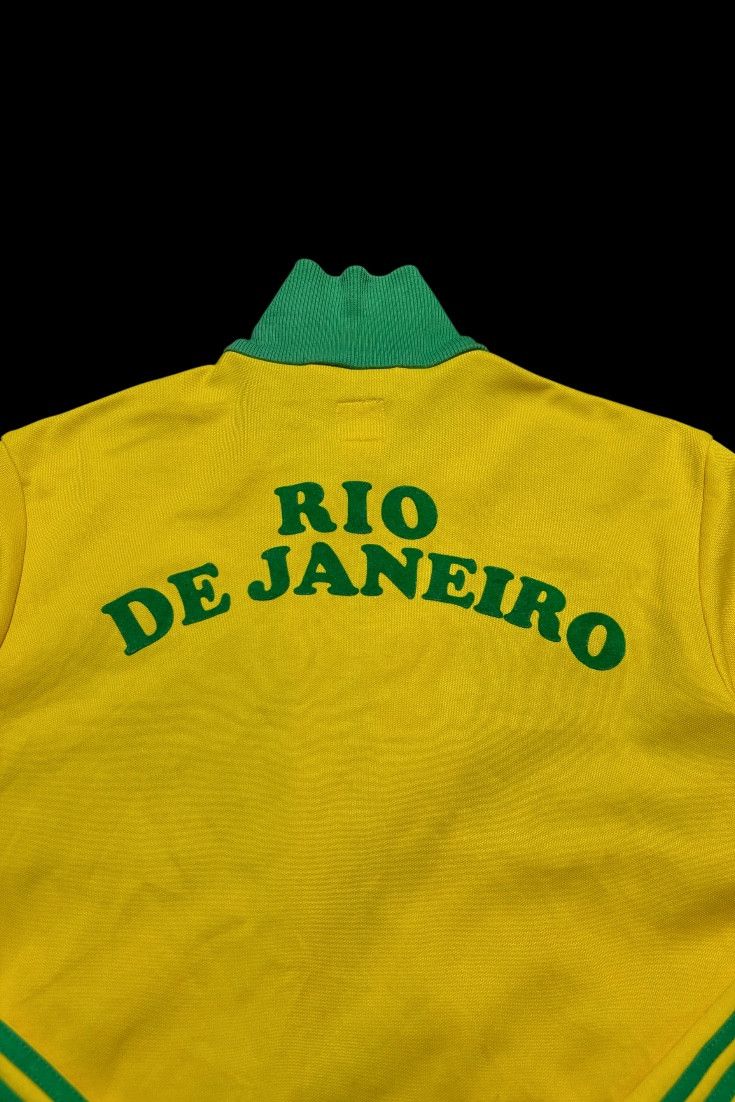 Adidas Vintage Adidas Brazil Rio De Janeiro tracktop jacket Size US M / EU 48-50 / 2 - 3 Thumbnail