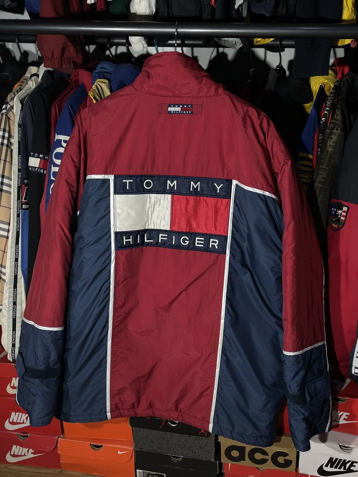 Tommy Hilfiger × Vintage Jacket Tommy Hilfiger Big Flag 90’s Vintage Size US XL / EU 56 / 4 - 16 Thumbnail
