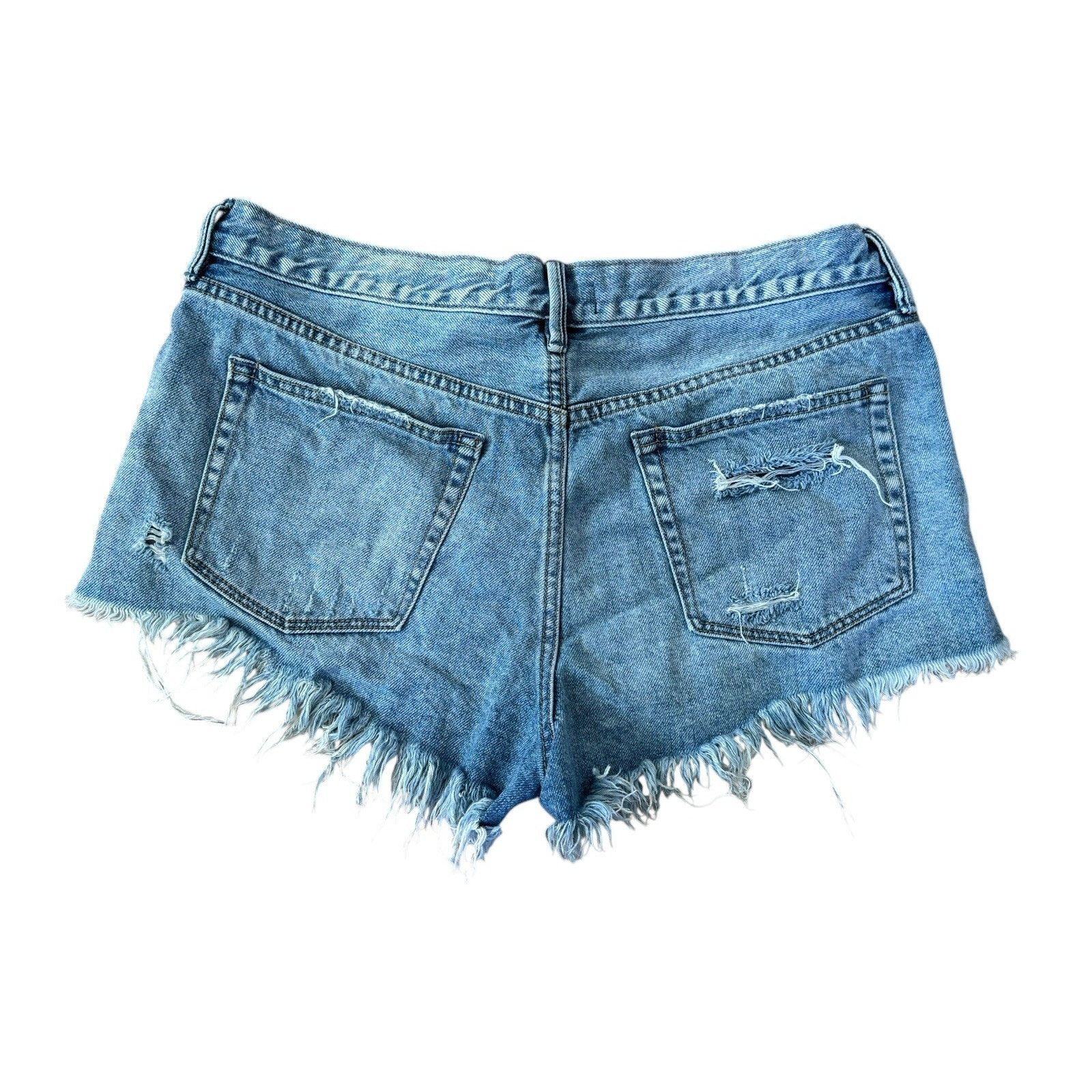 Free People WE THE FREE People Loving Good Vibrations Cut Off Shorts 31 Size 31" - 5 Thumbnail