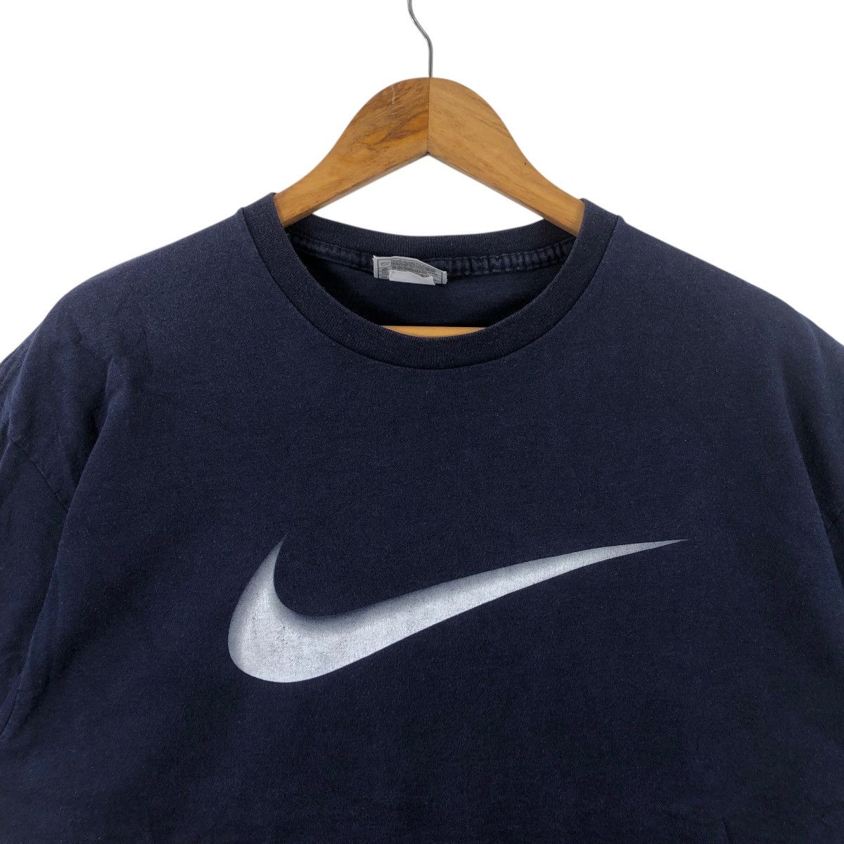 Nike Vintage 90’ NIKE SWOOSH Made In USA Center Logo Tee Shirt Size US L / EU 52-54 / 3 - 2 Thumbnail