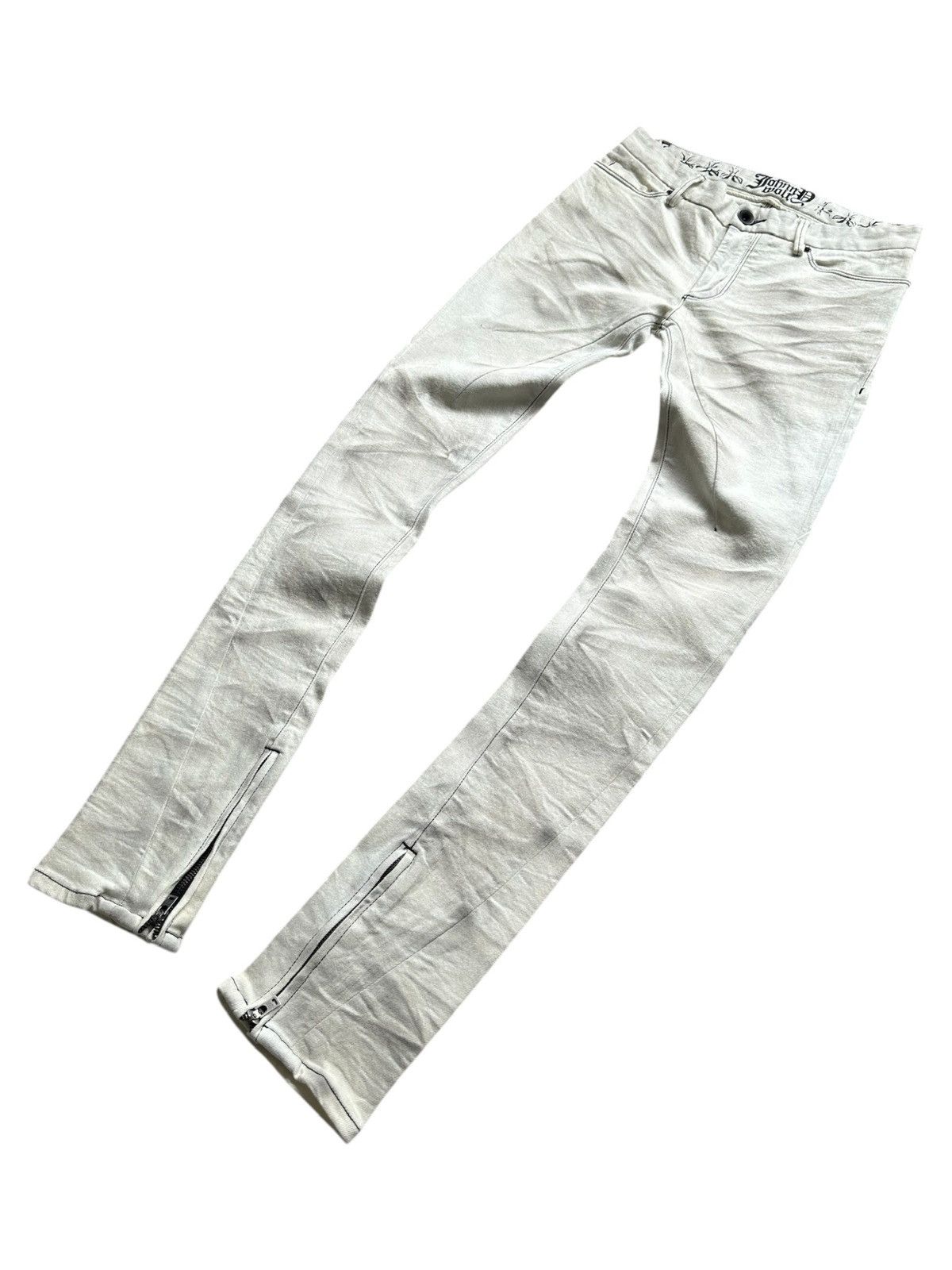 BUFFALO BOBS SS14 Johnny Wolf whiskered Detroit slim denim jrock vkei Size US 31 - 3 Thumbnail