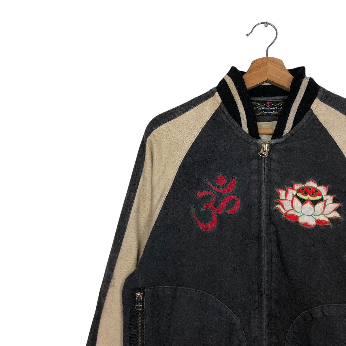Japanese Brand 📌Vintage Bomber Jacket Sukajan Japan Tibet Secret Doctrine Size US M / EU 48-50 / 2 - 9 Thumbnail