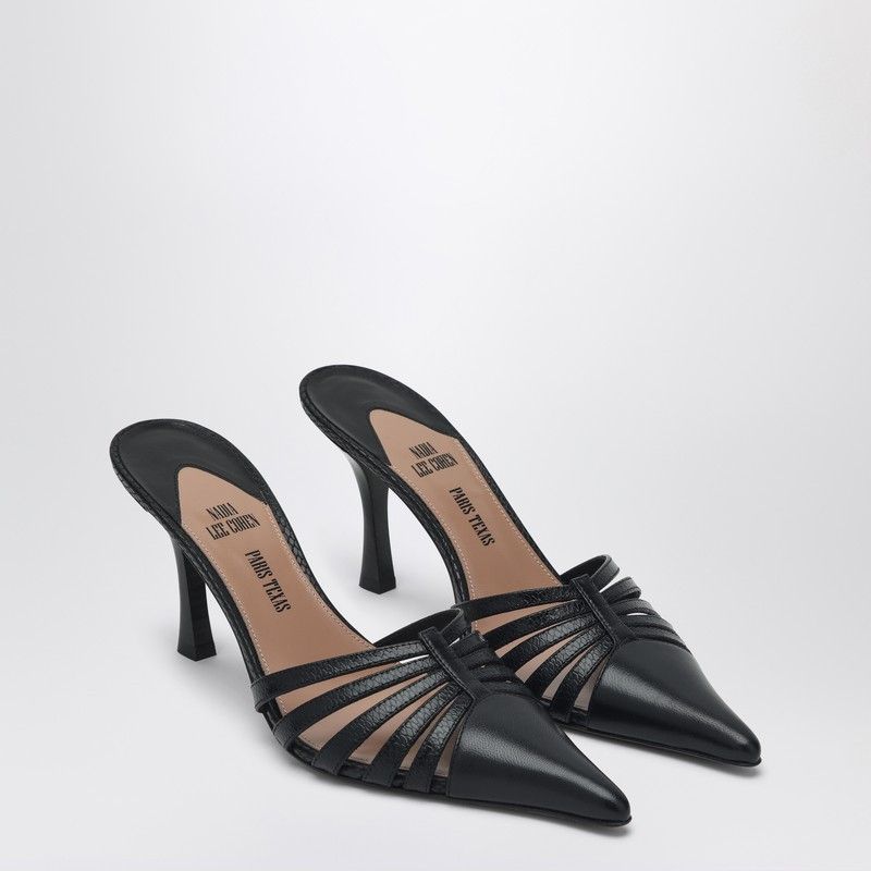 Paris Texas Paris Texas Black Leather Mule Nadia Size US 7 / IT 37 - 1 Thumbnail