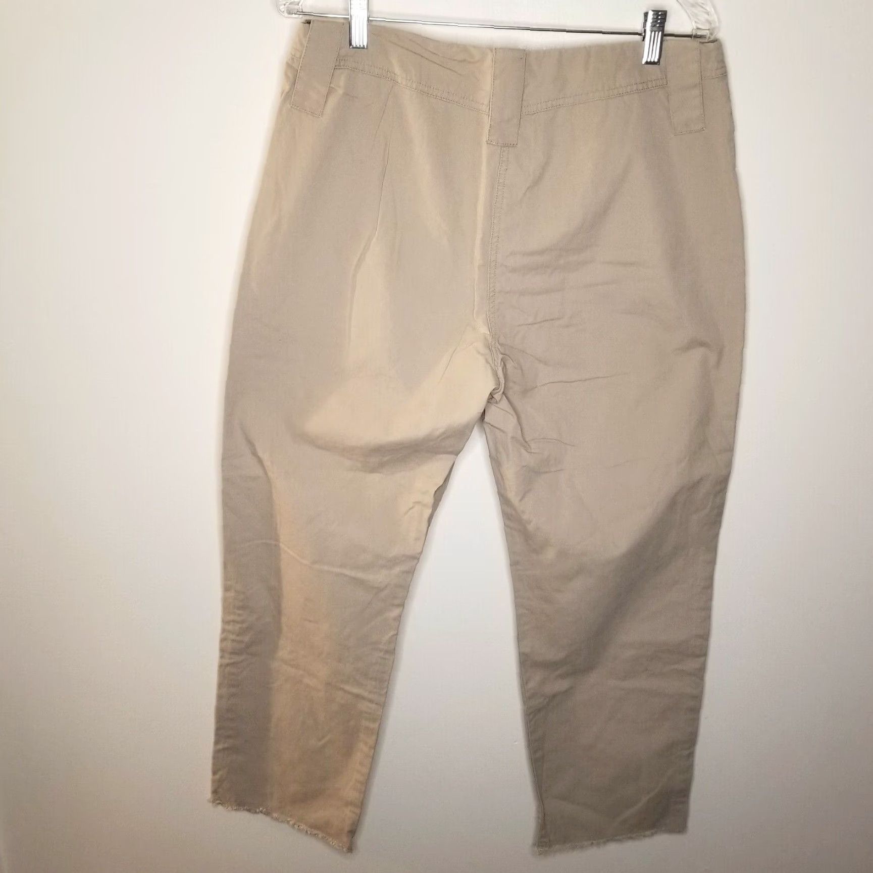 Willi Smith Womens Chino Pants Beige Size 14 Willi Smith Khaki Womens Size 36" / US 14 / IT 50 - 4 Thumbnail