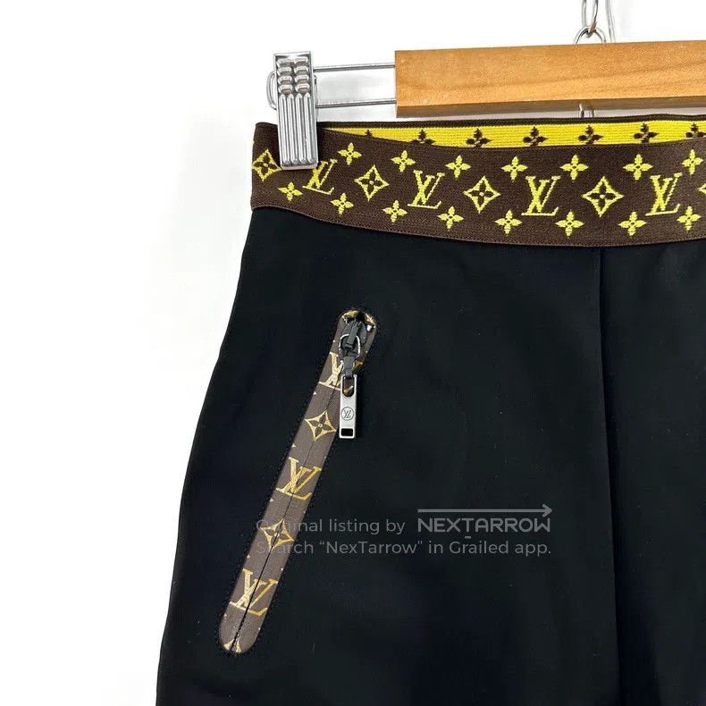 Louis Vuitton Louis Vuitton Black stretch five-point cycling pants Size US 36 / EU 52 - 4 Thumbnail