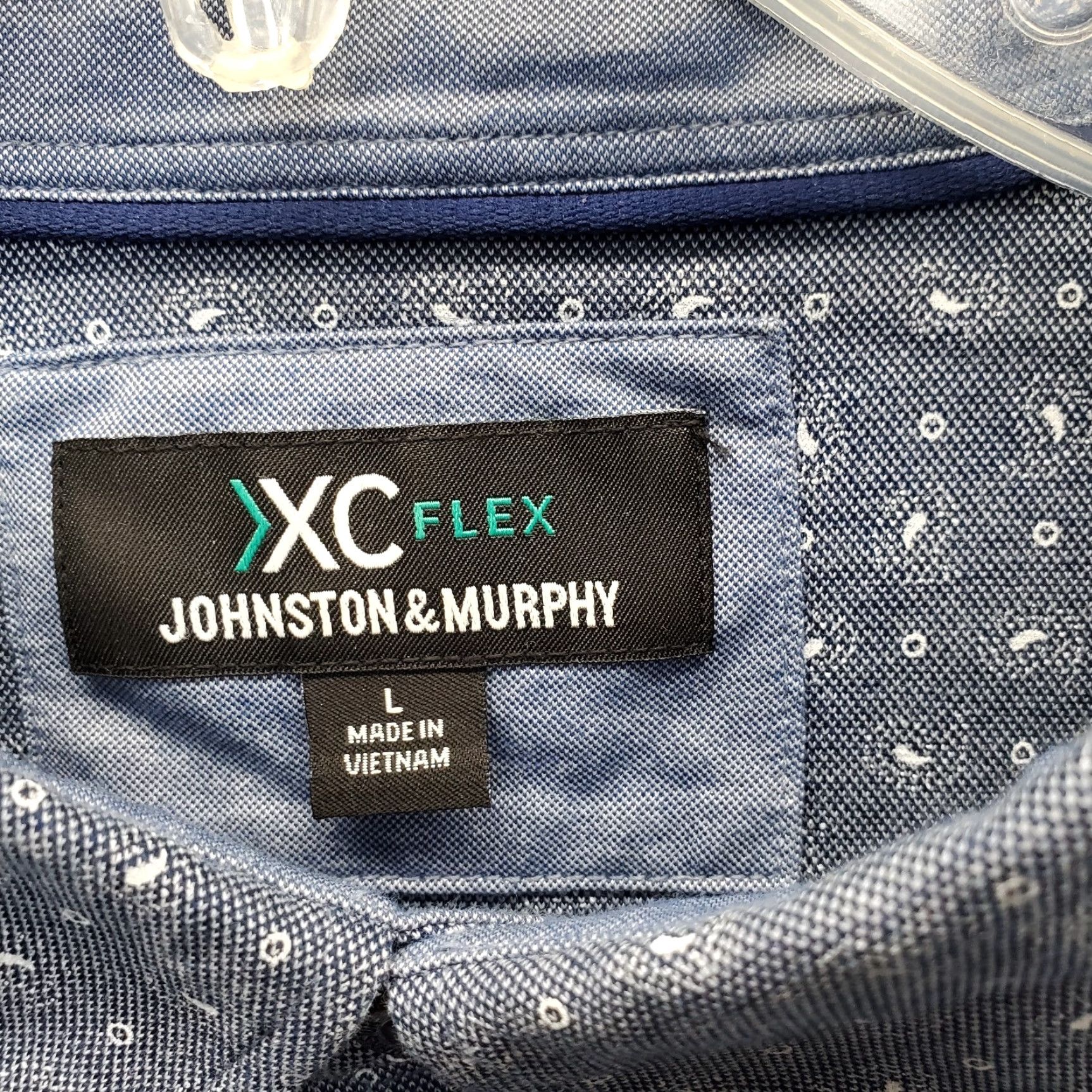 Johnston & Murphy Johnston & Murphy Shirt Mens L Multicolor Short Sleeve Collared Button Up Size US L / EU 52-54 / 3 - 6 Thumbnail