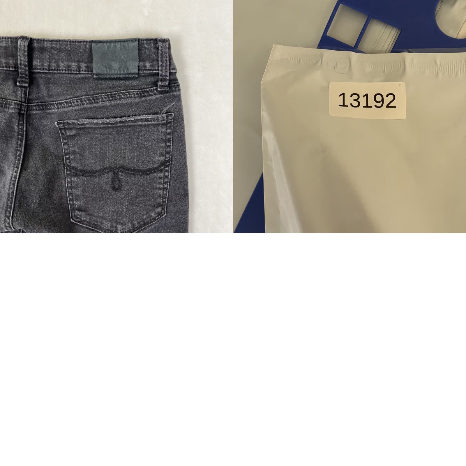 Lucky Brand Lucky Brand Skinny Lolita Jeans - Womens 6/28R Black Dark Wash Denim Distressed Low Rise Slim Size 28" / US 6 / IT 42 - 8 Thumbnail