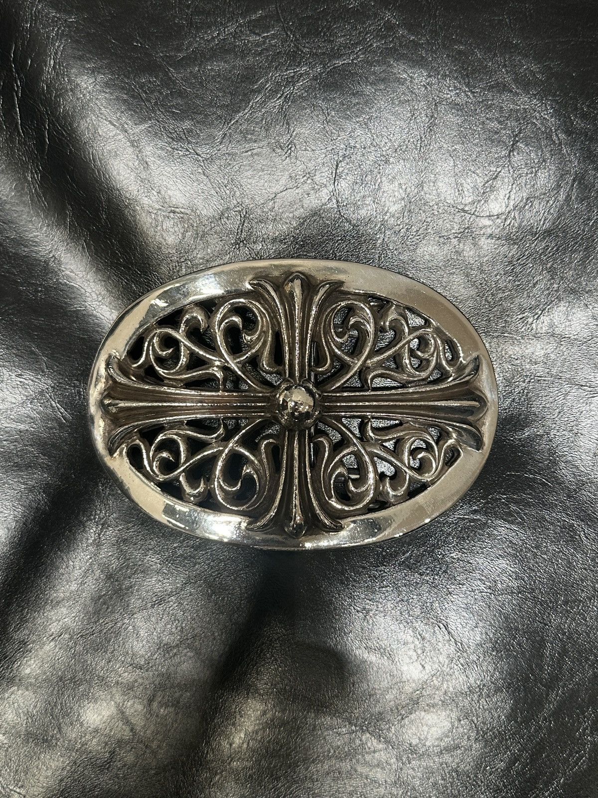 Chrome Hearts Chrome Hearts XL ‘Oval’ 4.5 in. Belt Buckle Size ONE SIZE - 2 Thumbnail