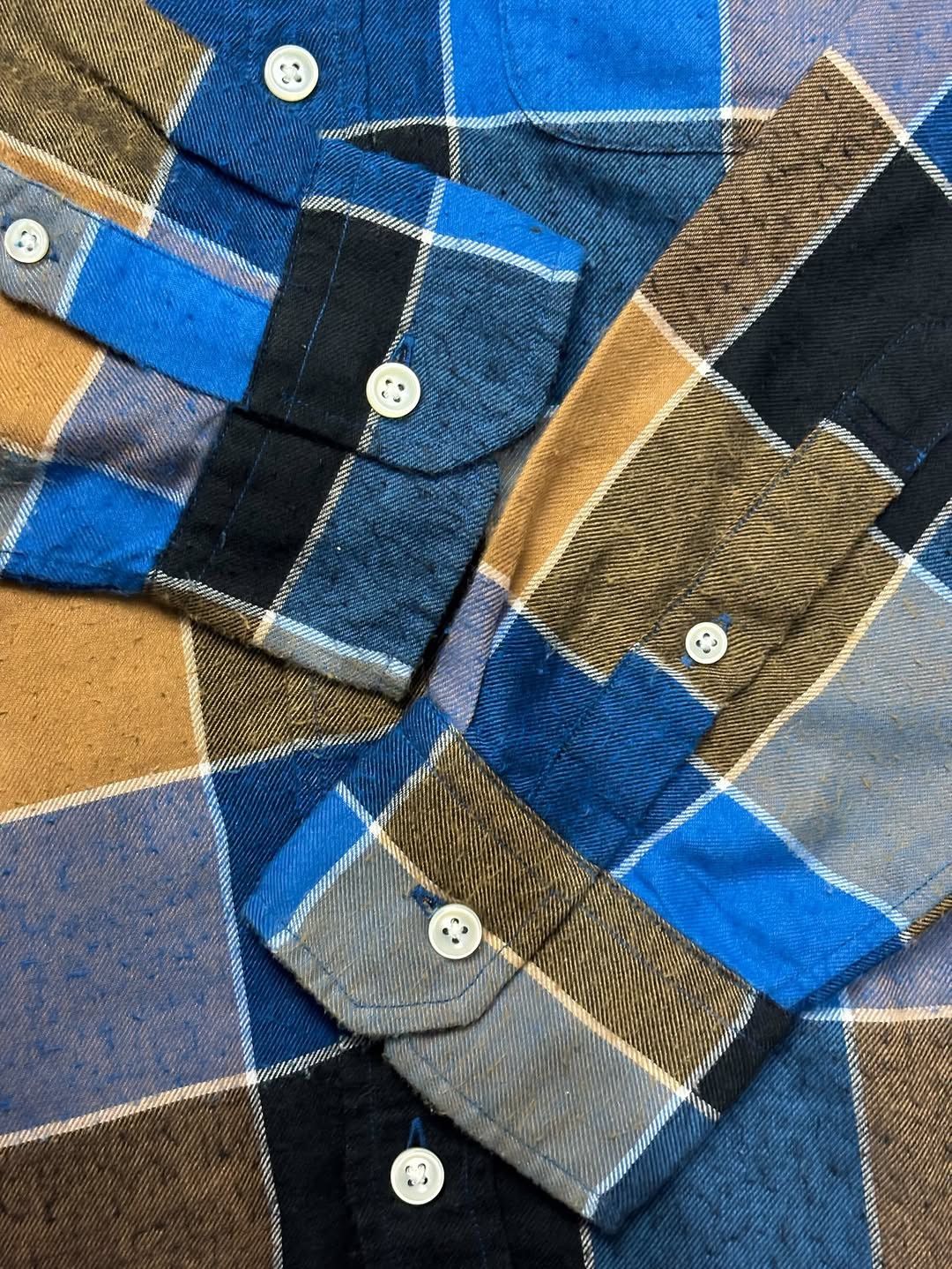Japanese Brand SHOPNET JAPAN BUTTON DOWN PLAID SHIRT Size US M / EU 48-50 / 2 - 6 Thumbnail