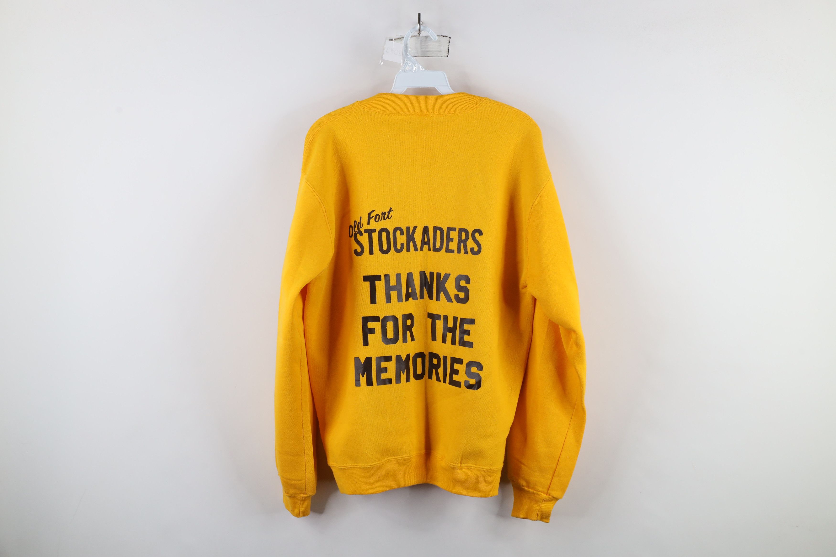Russell Athletic × Vintage Vintage 80s Russell Athletic Stockaders Football Sweatshirt Size US M / EU 48-50 / 2 - 12 Thumbnail