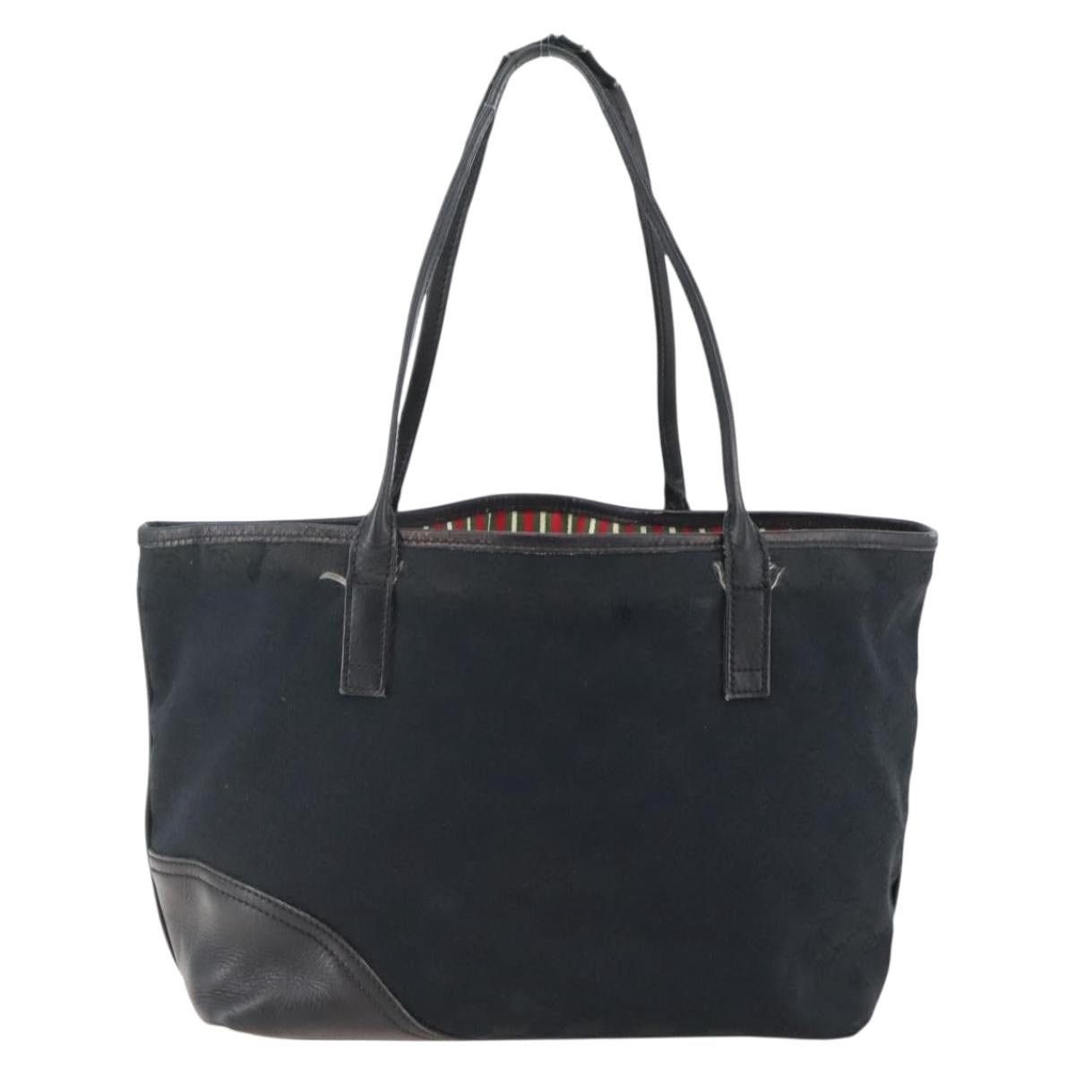 Gucci GUCCI GG Canvas Abbey Tote Bag Black Gold Size ONE SIZE - 3 Thumbnail