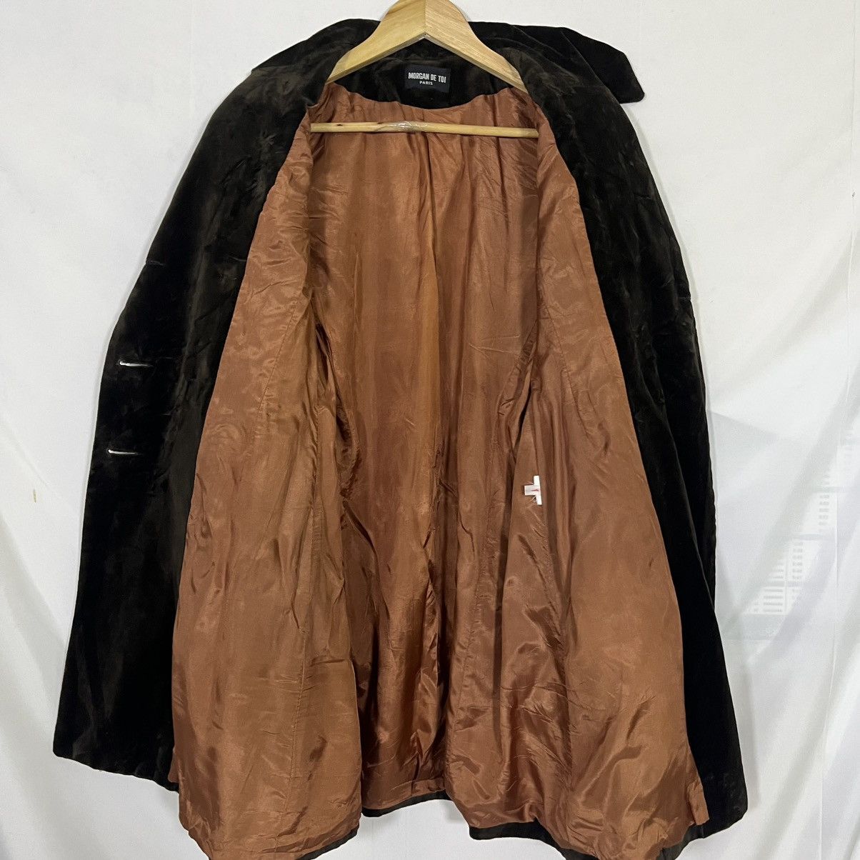 Morgan De Toi Vintage Morgan De Toi Paris Belted Trench Coat Luxury Rare Size S / US 4 / IT 40 - 6 Thumbnail