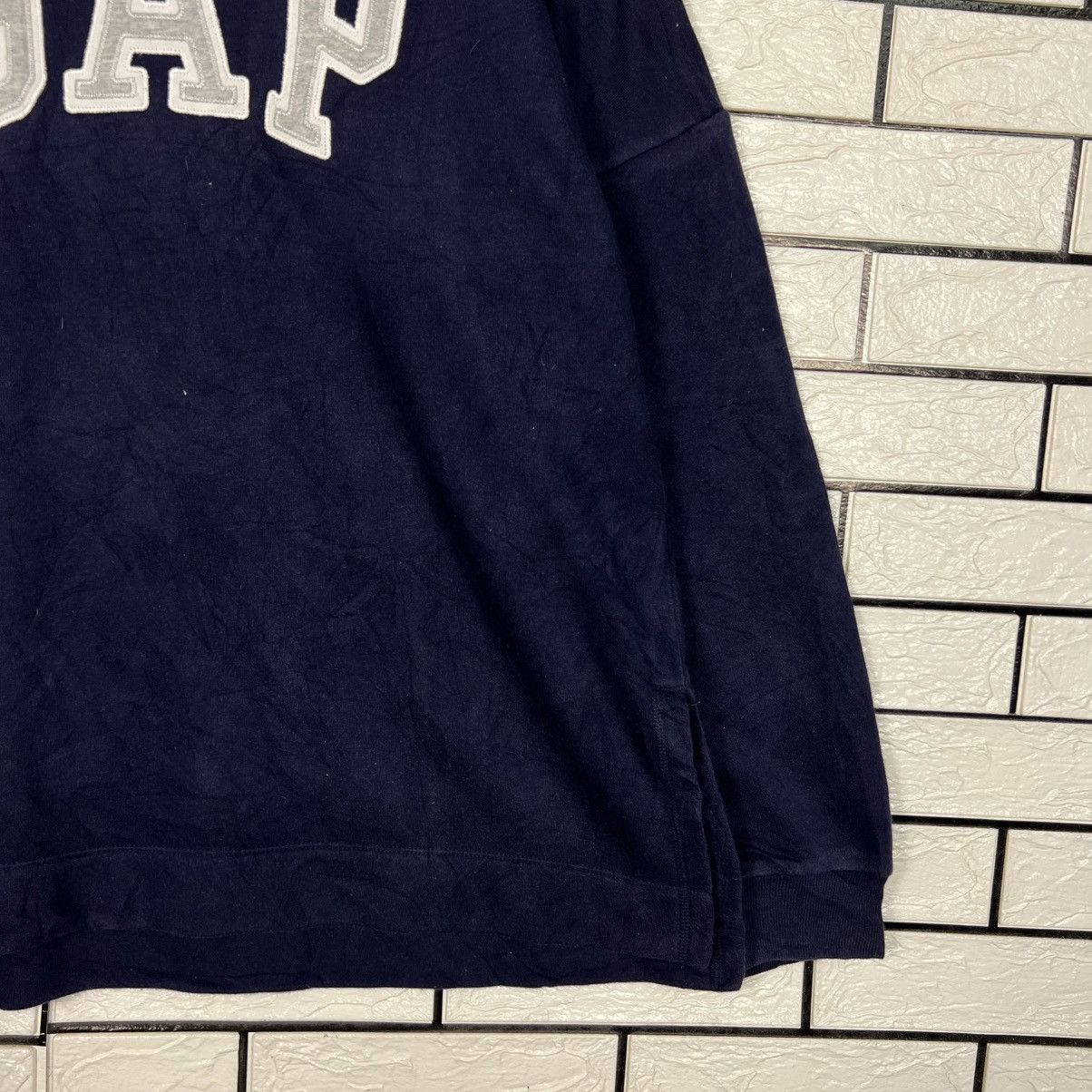 Gap GAP Spellout Big Logo Blue Crewneck Sweatshirt #4269-C194 Size US XL / EU 56 / 4 - 7 Thumbnail