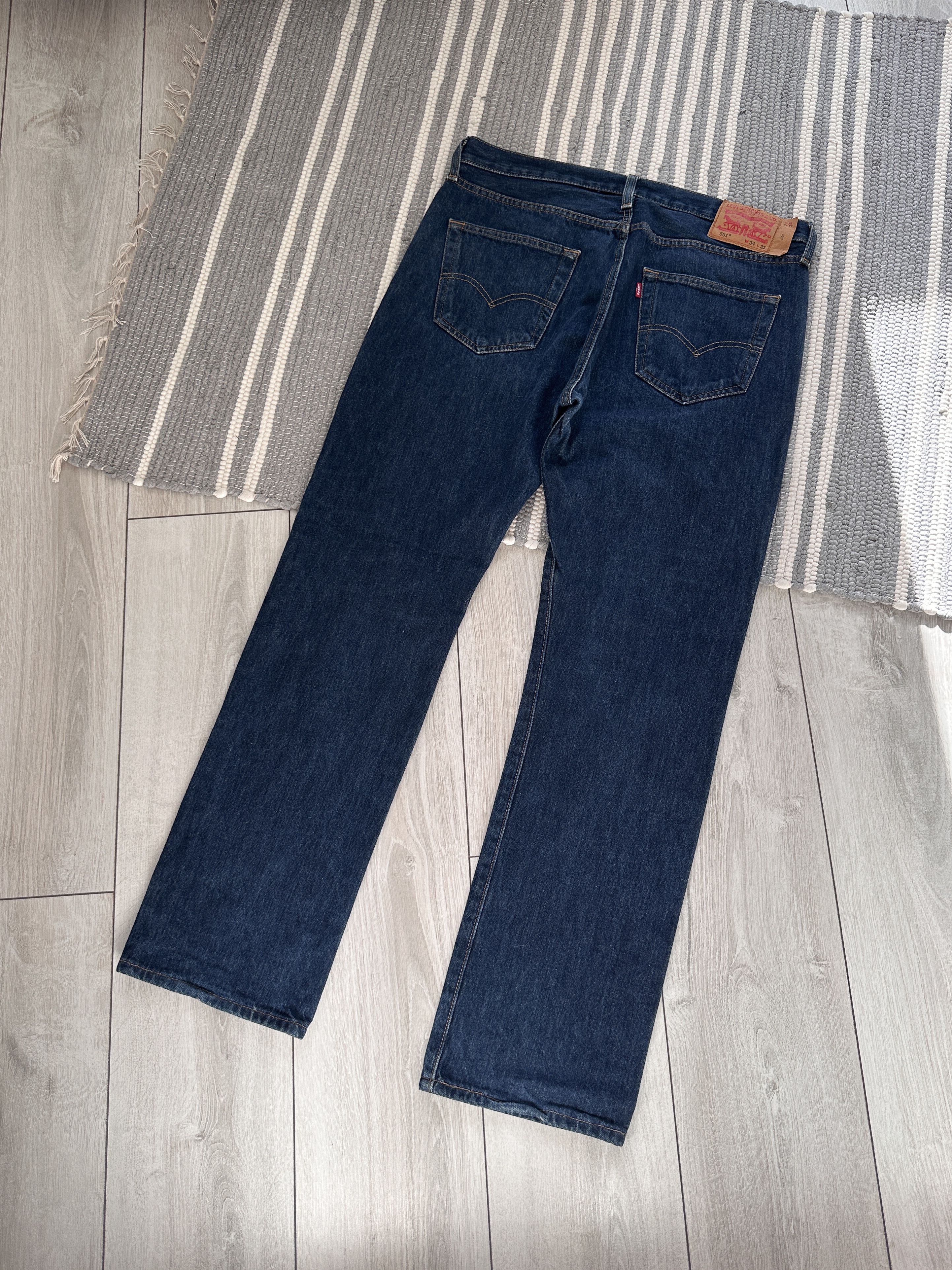 Levi's Levis 501 Blue Denim Pants Jeans 34x32 Size US 34 / EU 50 - 1 Thumbnail