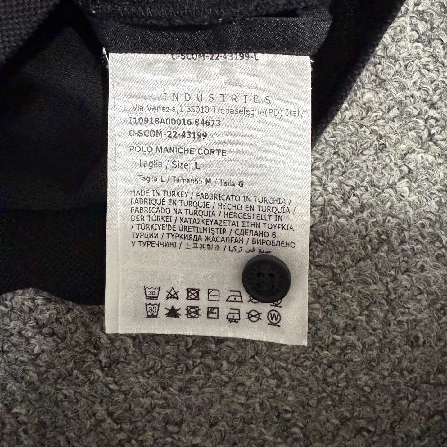 Moncler Moncler Black Chest Logo Short Polo L 99 New Size US L / EU 52-54 / 3 - 4 Thumbnail