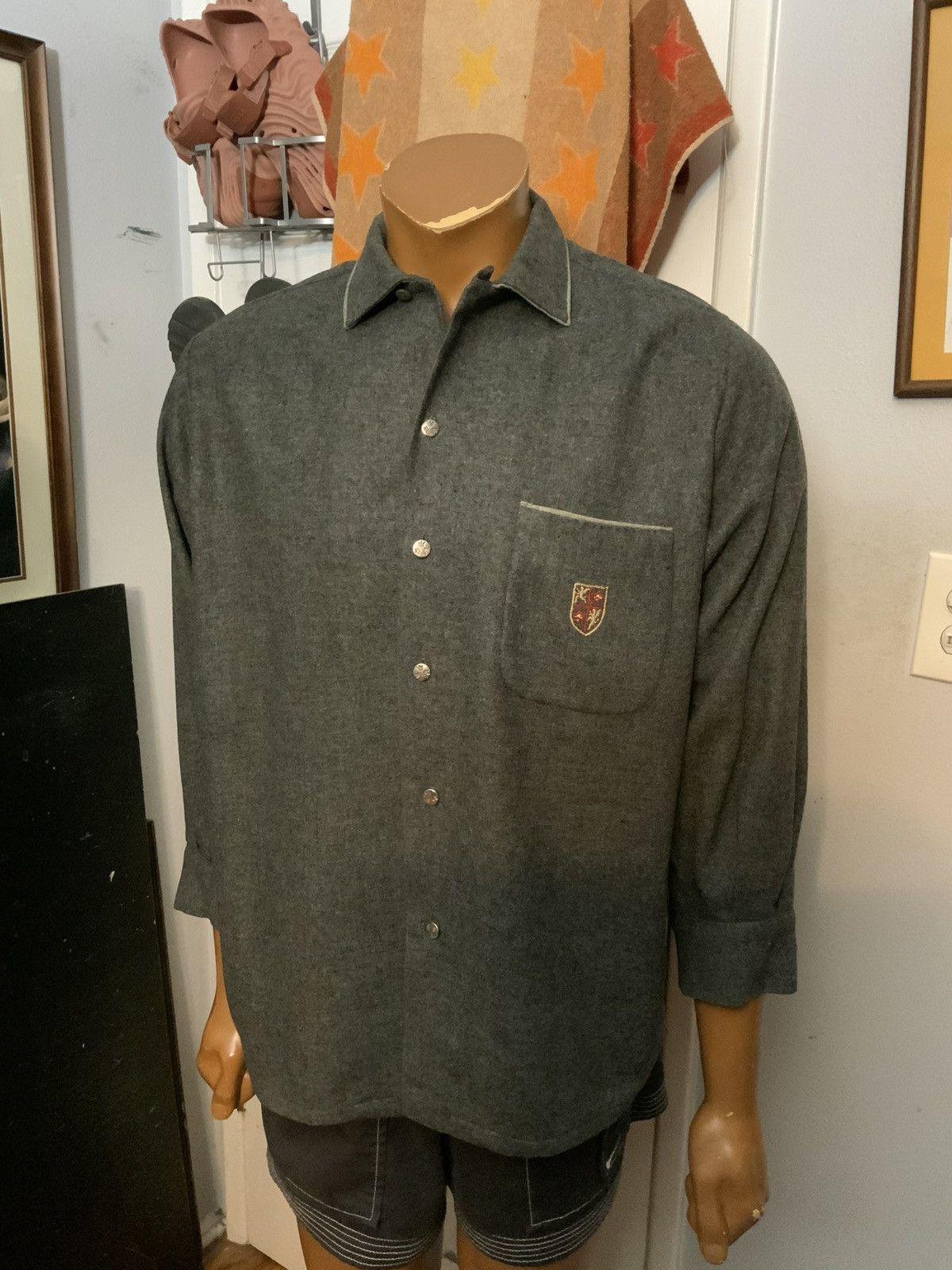 Vintage Vintage 50s 60s Sportsman By Cal-Made Woolunella Loop Shirt Size US M / EU 48-50 / 2 - 11 Thumbnail