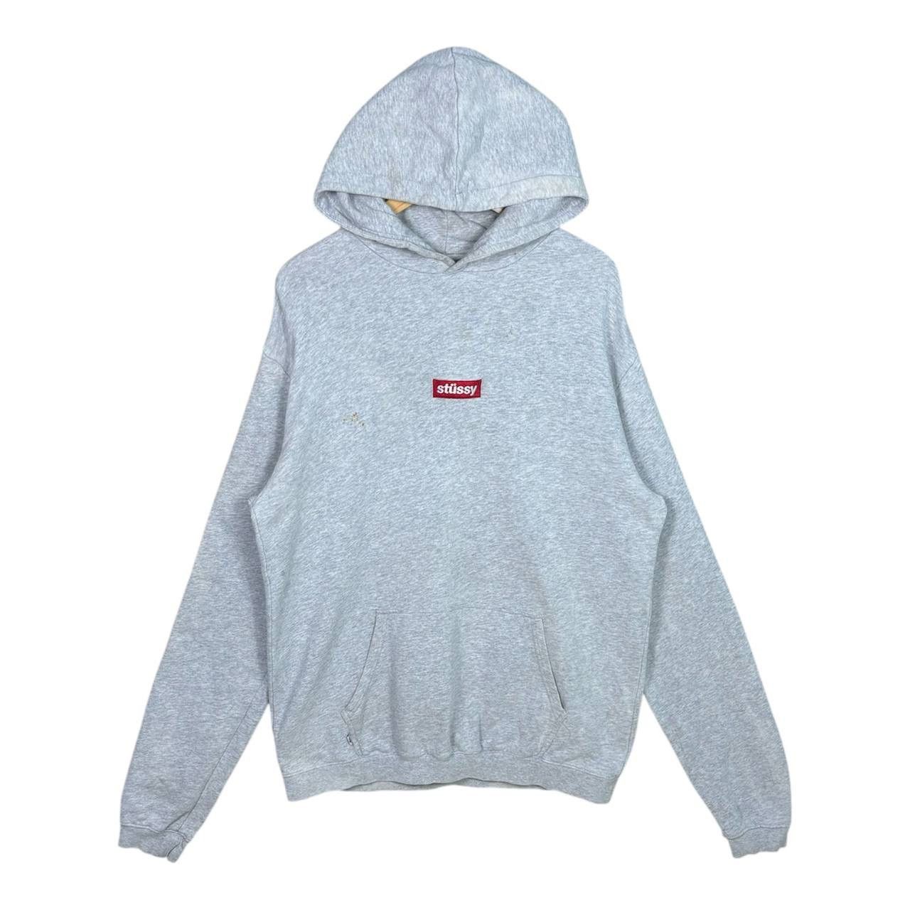 Stussy Crazy Y2K Stussy Box Logo Pullover Hoodie Size US L / EU 52-54 / 3 - 1 Thumbnail