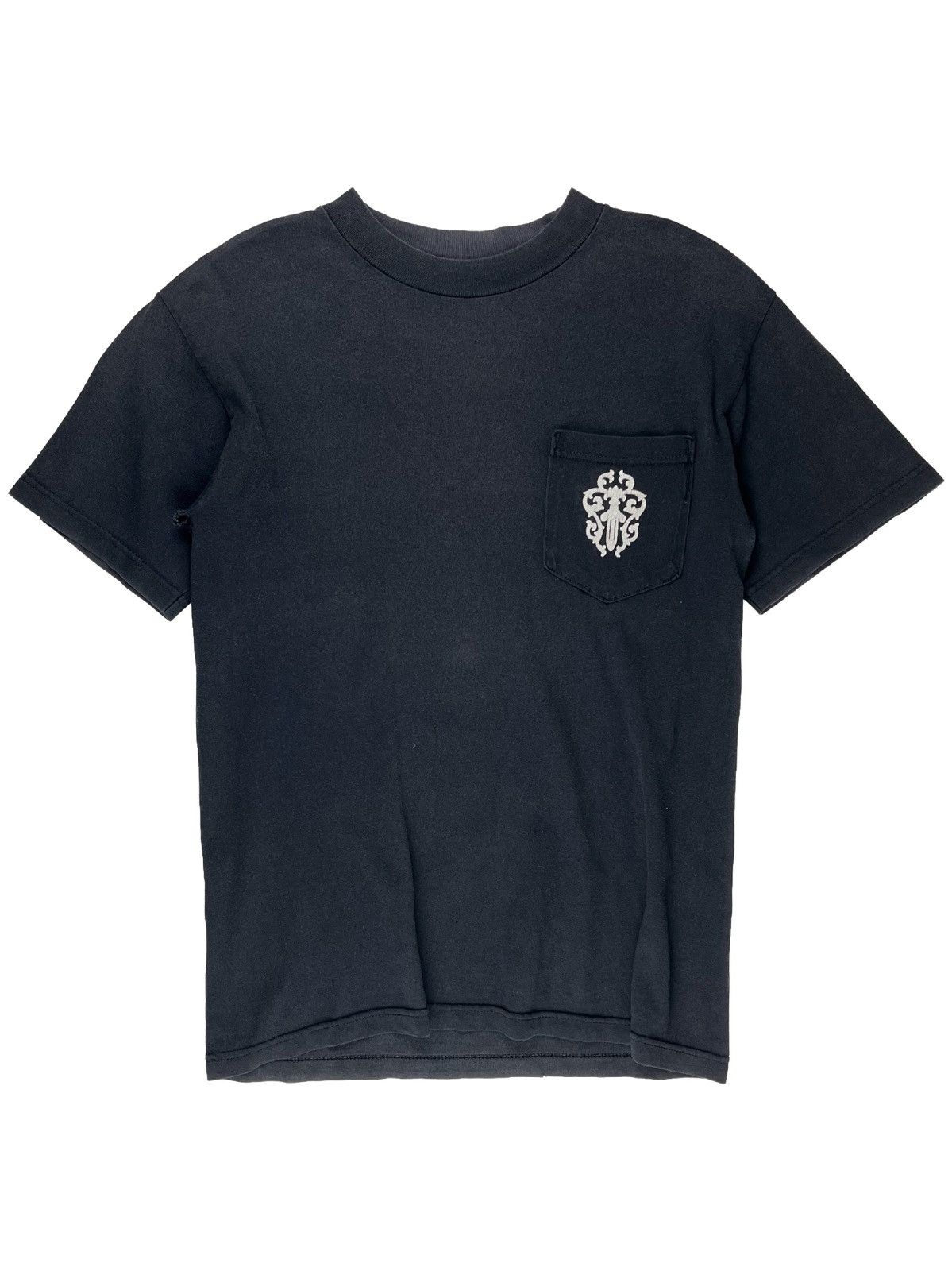 Chrome Hearts Chrome Hearts Vintage Dagger Horseshoe Logo Thrashed Tshirt Size US S / EU 44-46 / 1 - 1 Thumbnail