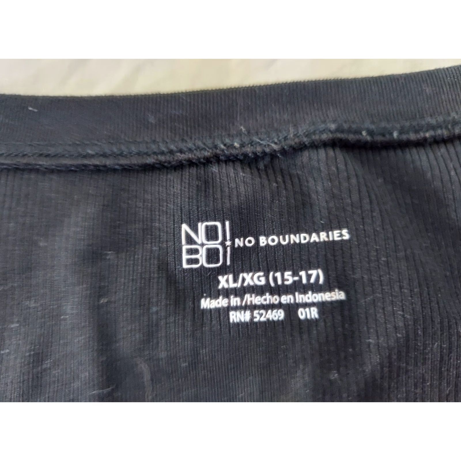 Vintage VINTAGE No Boundaries Shirt V-Neck XL Black Cotton Womens Size XL / US 12-14 / IT 48-50 - 3 Thumbnail