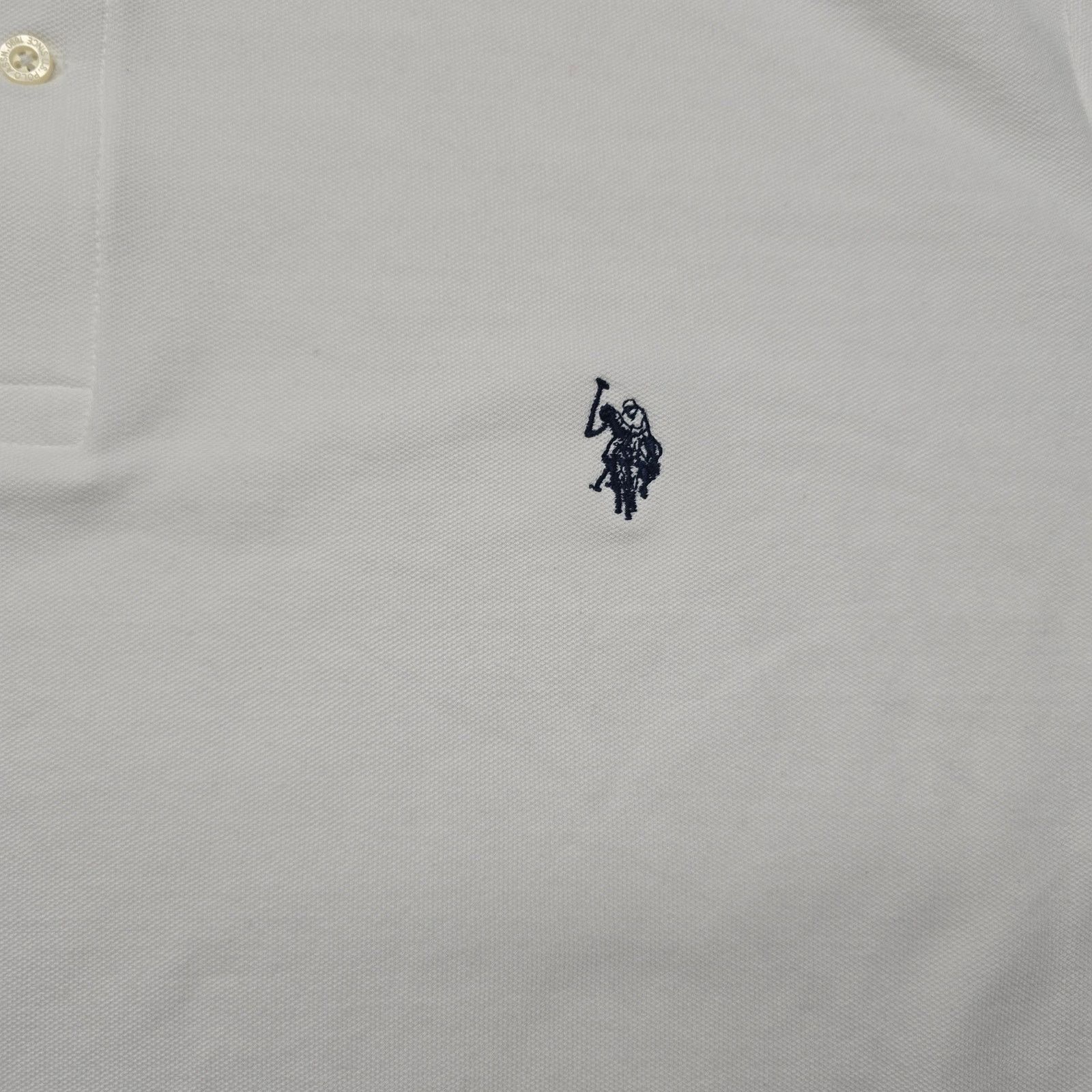 U.S. Polo Assn. U.S. Polo Assn Polo White 3XL Performance Pique Shirt Size US XXL / EU 58 / 5 - 2 Thumbnail