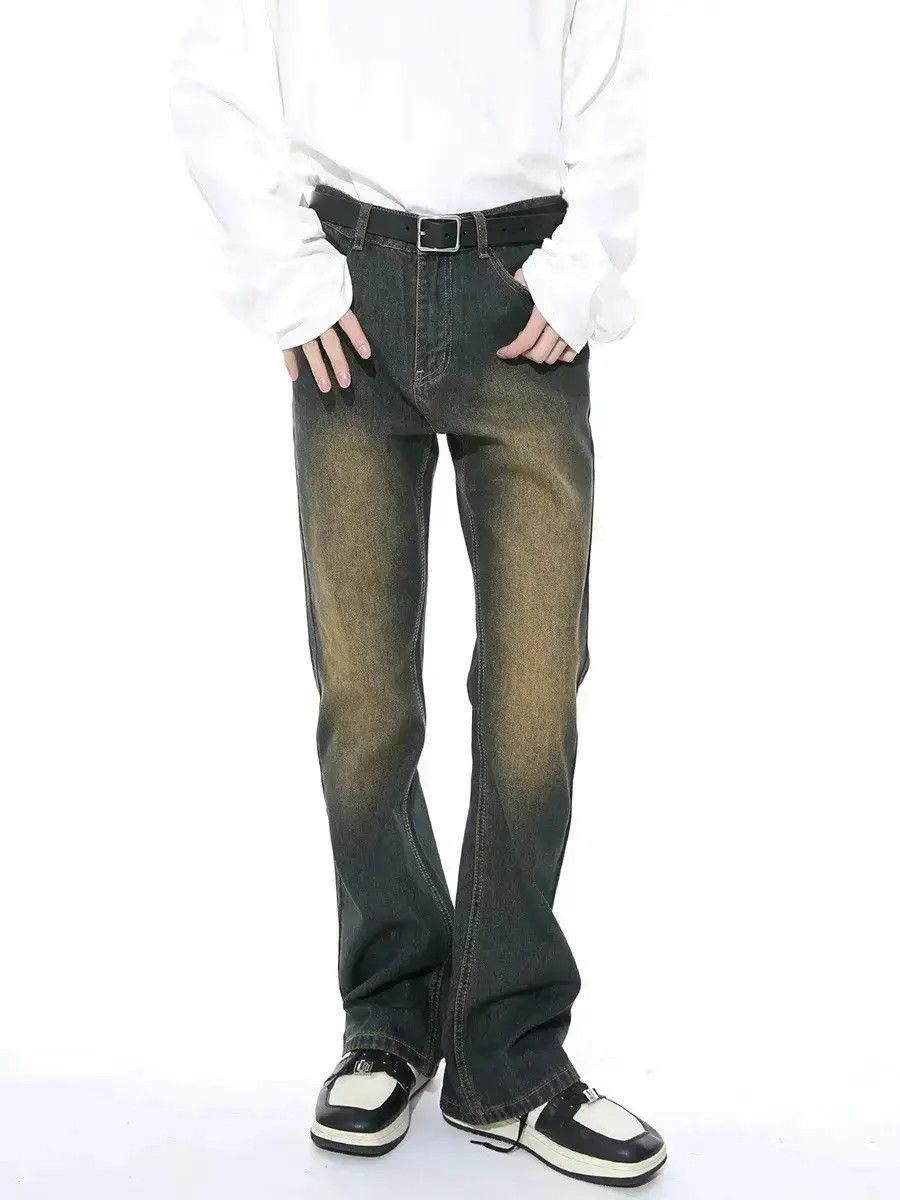 Japanese Brand Retro loose high street micro flared jeans Size US 32 / EU 48 - 6 Thumbnail