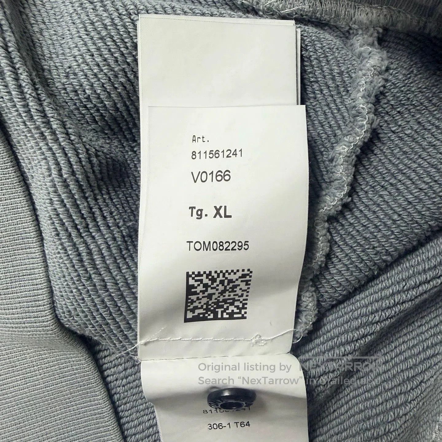 Stone Island gray stone island sweatshirt with tags. Size US XL / EU 56 / 4 - 3 Thumbnail