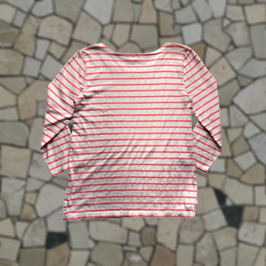 J.Crew J.CREW Striped Lightweight Long Sleeve Shirt S White Coral Women’s Shirt Regular Size S White Coral Pattern Striped Lightweight Casual 237B Size S / US 4 / IT 40 - 1 Thumbnail