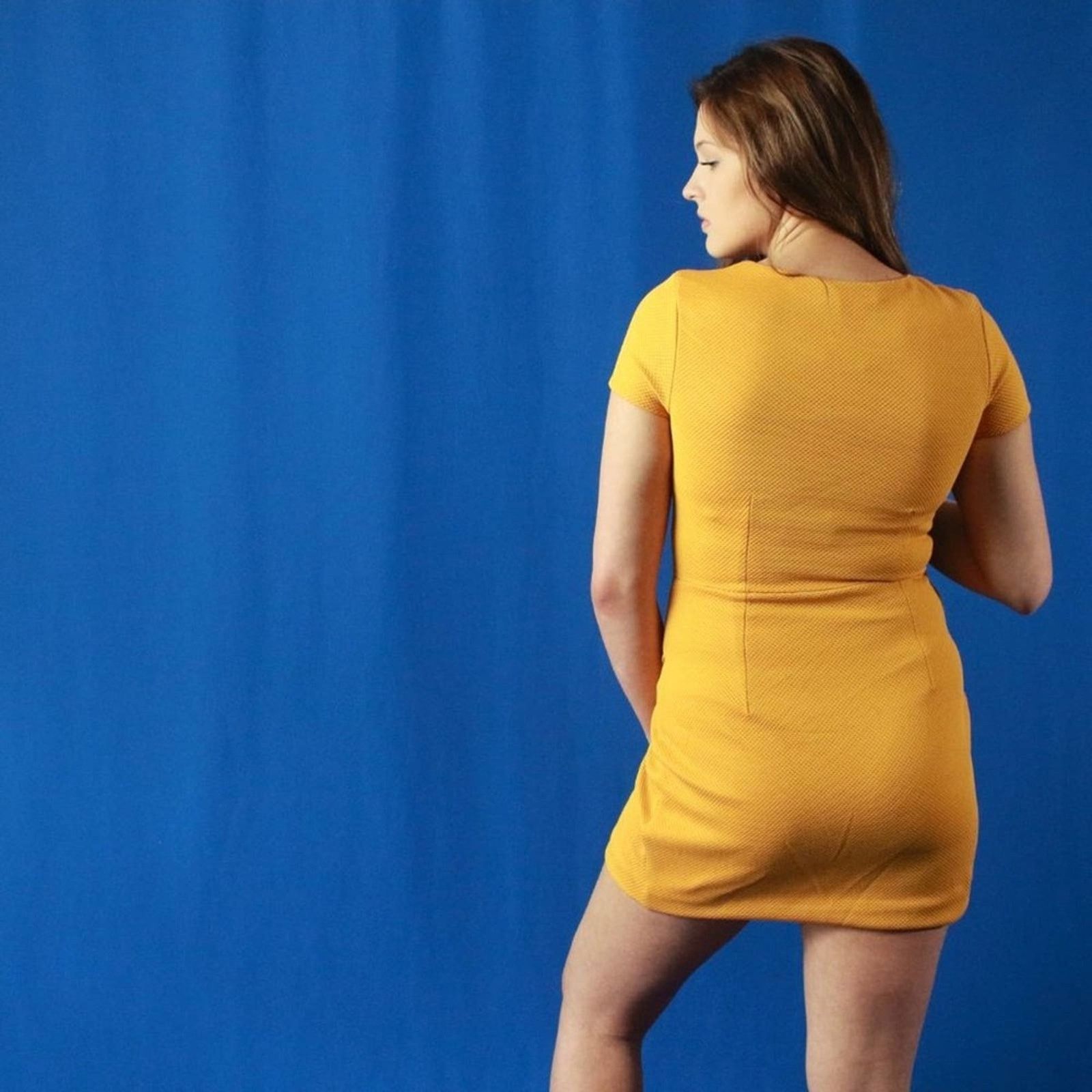 H&M NEW H&M Mustard Yellow Dress - 8 Size M / US 6-8 / IT 42-44 - 3 Thumbnail