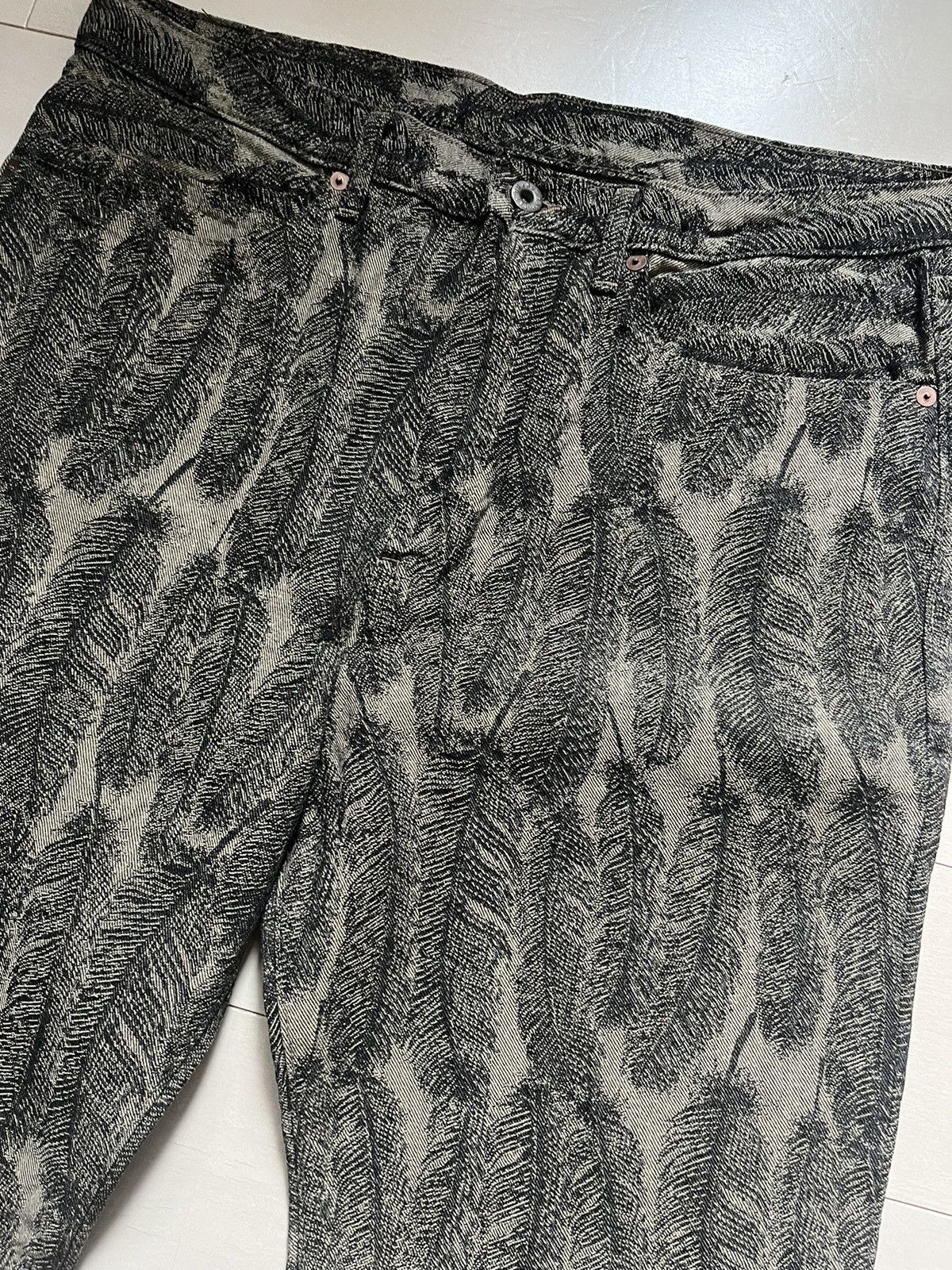 Kapital Kapital 12oz Magpie feather flare denim 5p Okabellbo 28inch Size US 28 / EU 44 - 7 Thumbnail