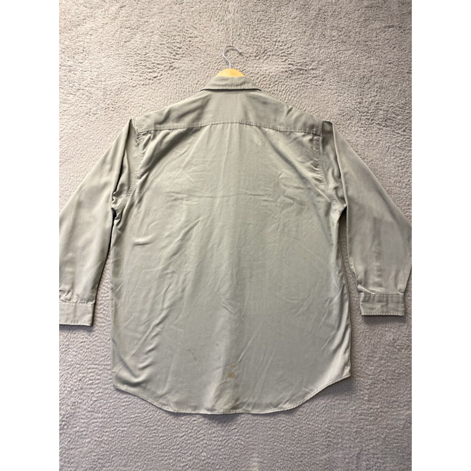 Carhartt Carhartt Men's Long Sleeve Shirt XL Grey Cotton Workwear Button-Up Collared Pockets Classic Size US XL / EU 56 / 4 - 7 Thumbnail