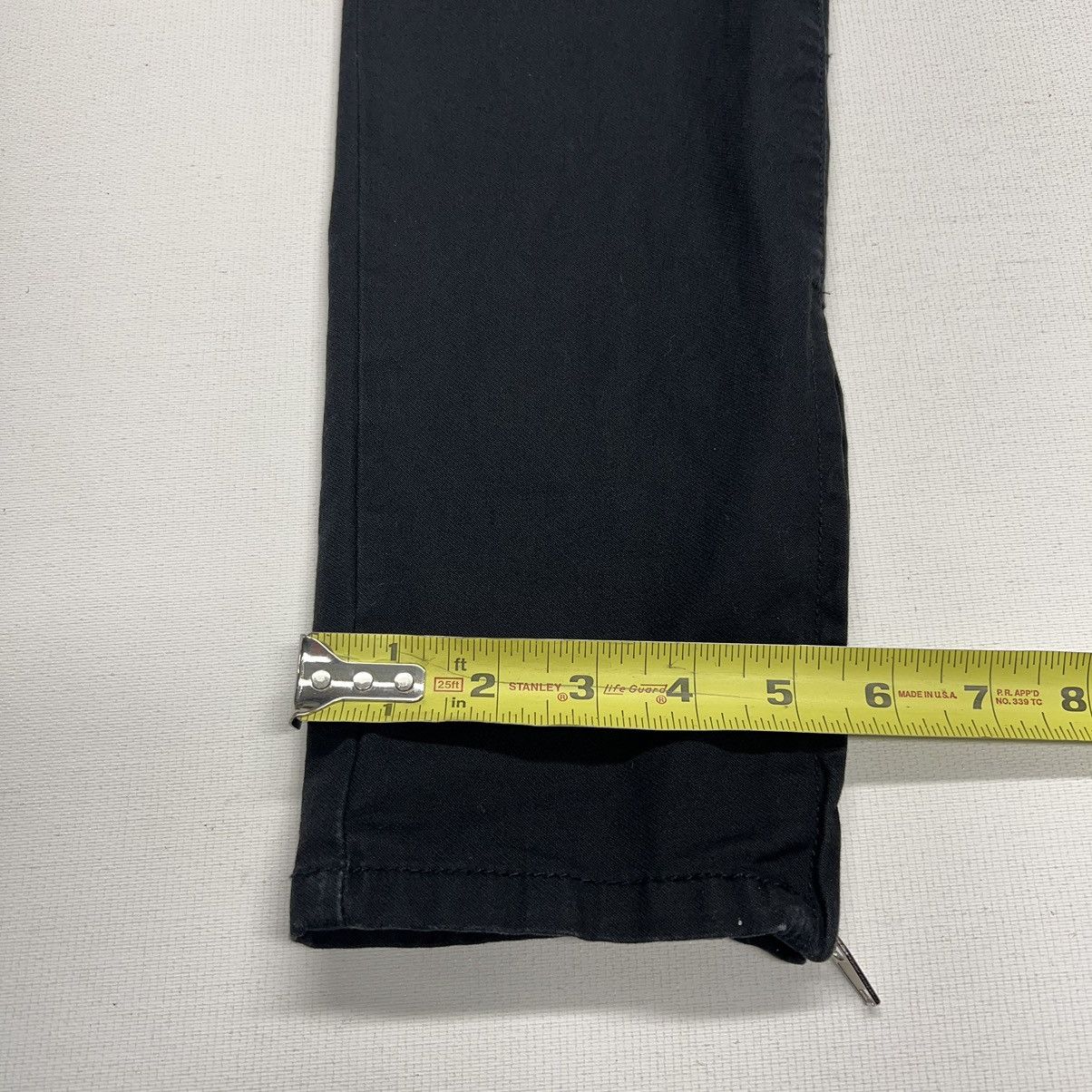 Pacsun Pacsun Pants Black Skinny Stacked Drawstring Ankle Zipper Size US 32 / EU 48 - 15 Thumbnail