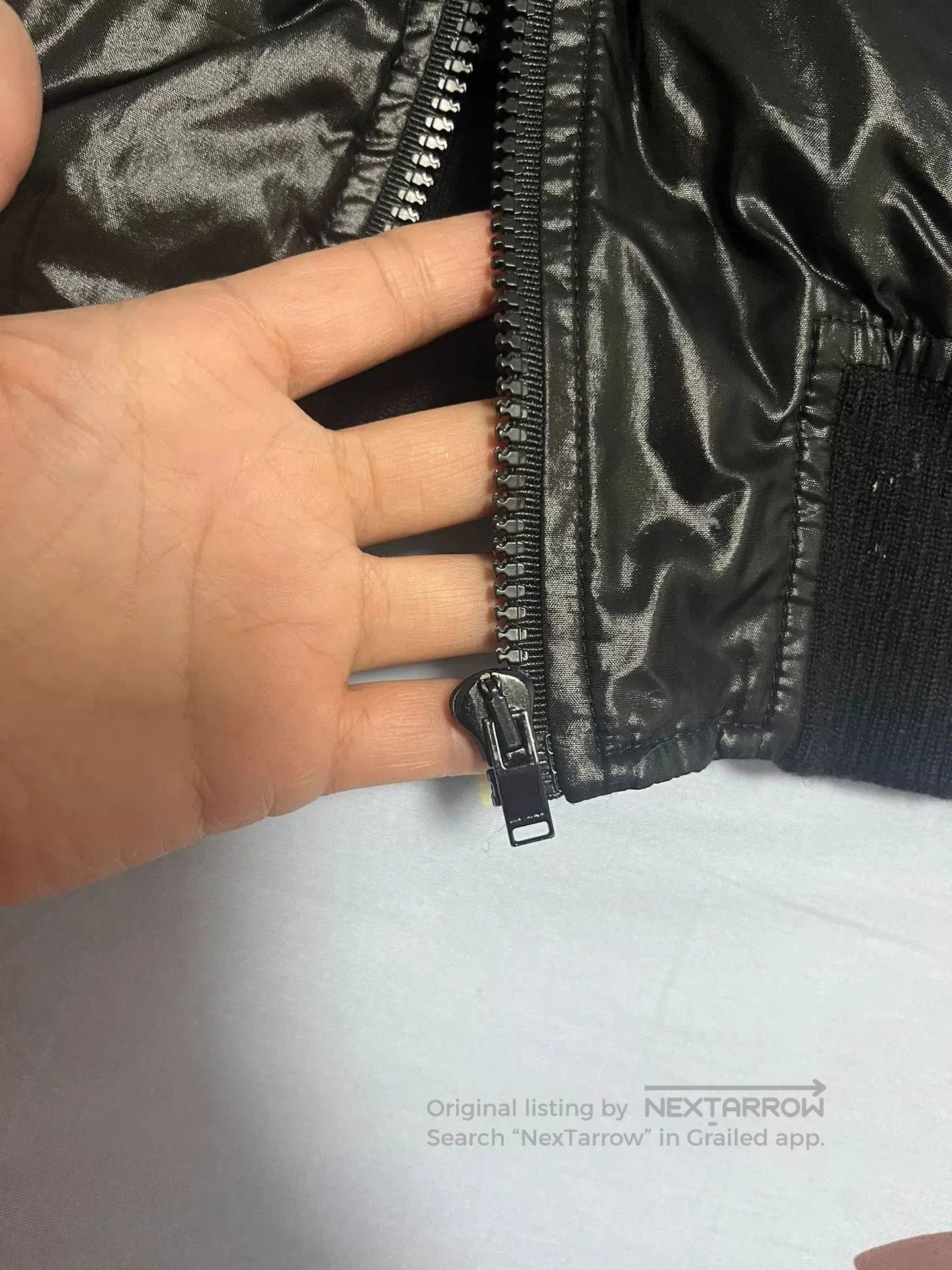 Saint Laurent Paris Saint Laurent Black Shiny Jacket. Size US M / EU 48-50 / 2 - 2 Thumbnail