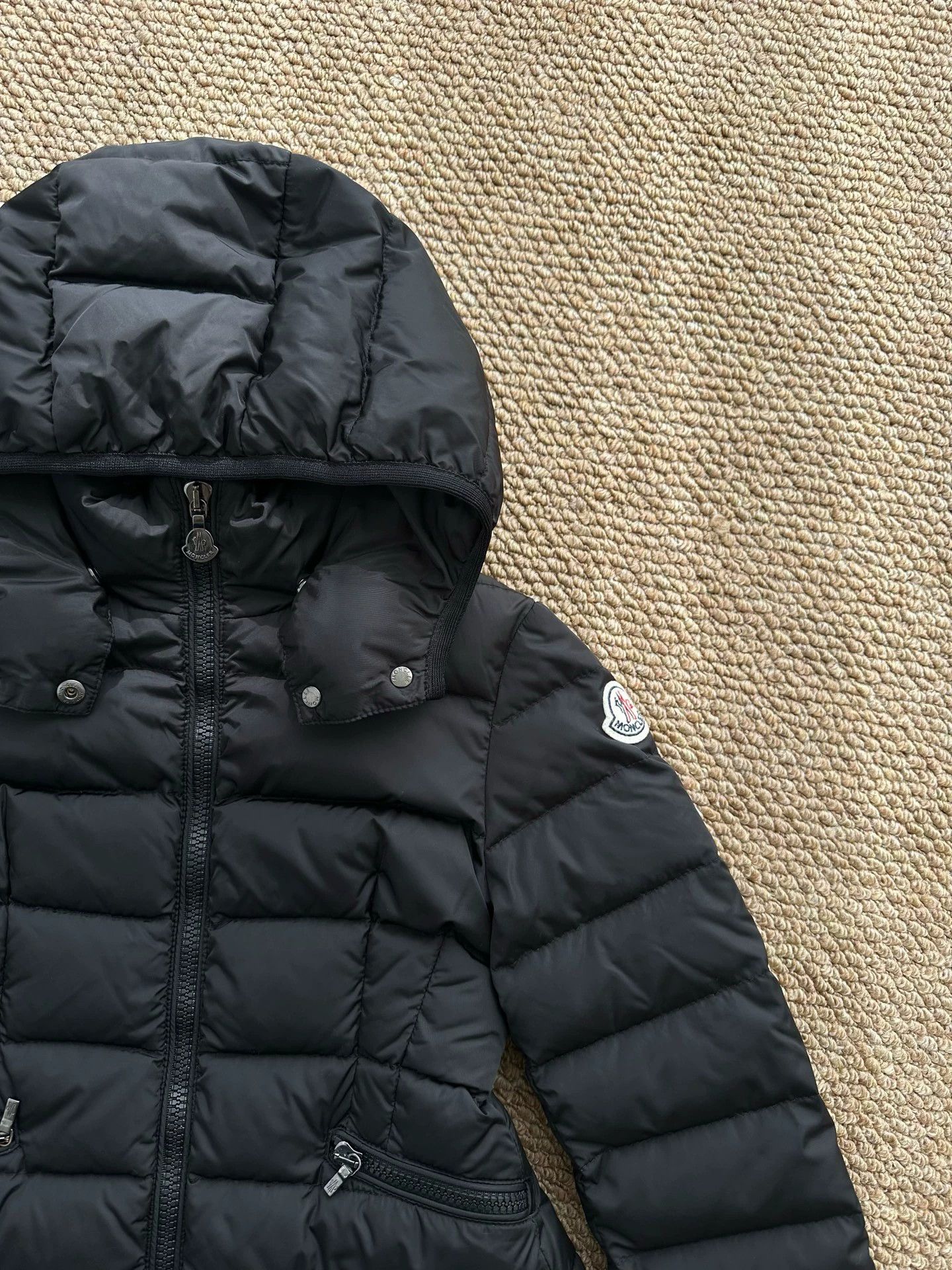 Moncler Moncler Black Down Jacket 8A 99% New Size S / US 4 / IT 40 - 5 Thumbnail