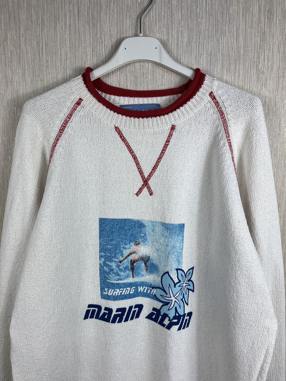 Designer × Vintage Vintage Martin Alpin outdoor knit sweater y2k surfing retro Size US XL / EU 56 / 4 - 4 Thumbnail