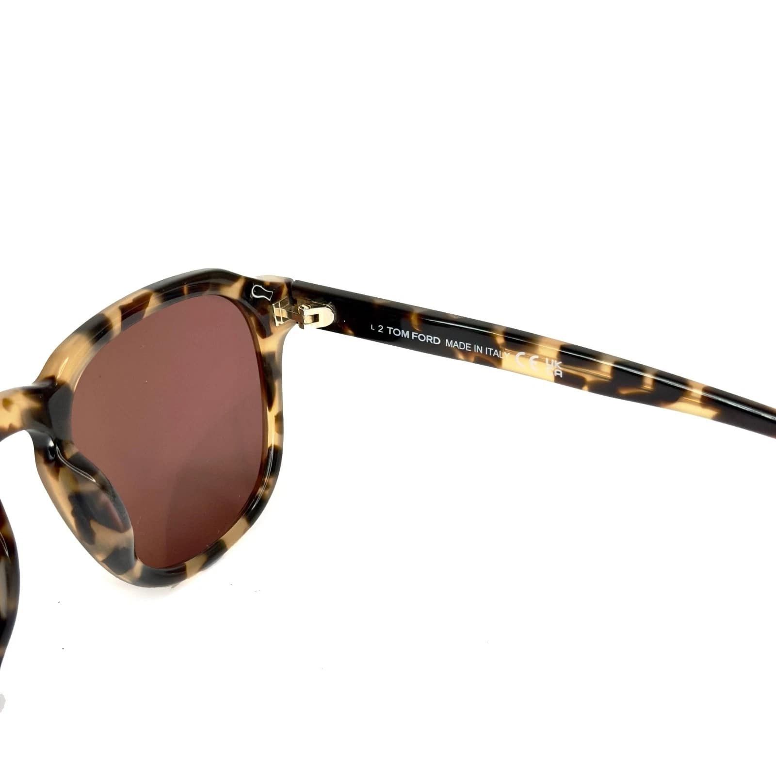 Tom Ford TOM FORD AVERY TF931 56S Brown Unisex Sunglasses 931 FT0931 Size ONE SIZE - 4 Thumbnail