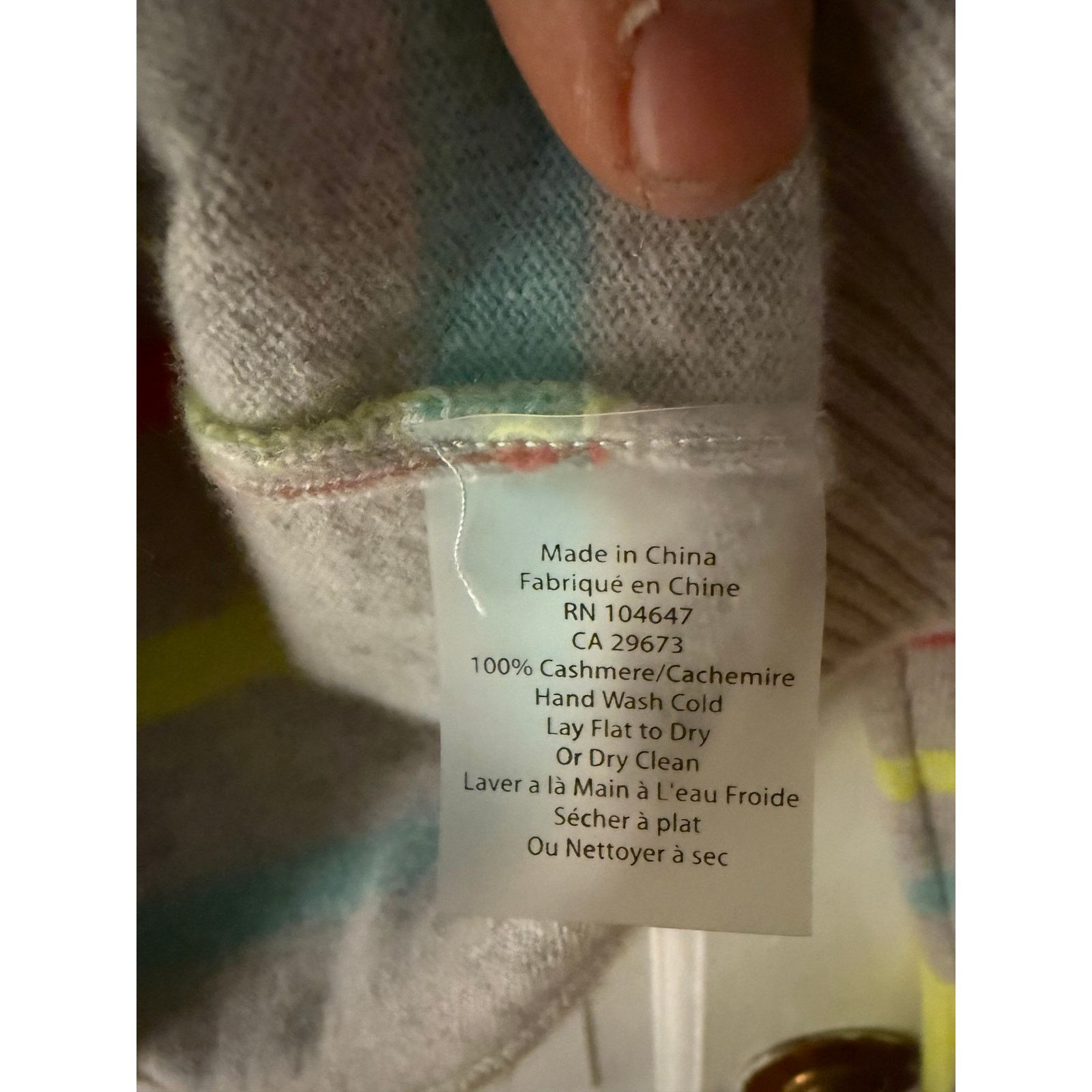 KINROSS Kinross Cashmere Stripped Sweater - Size Extra Small Size XS / US 0-2 / IT 36-38 - 7 Thumbnail