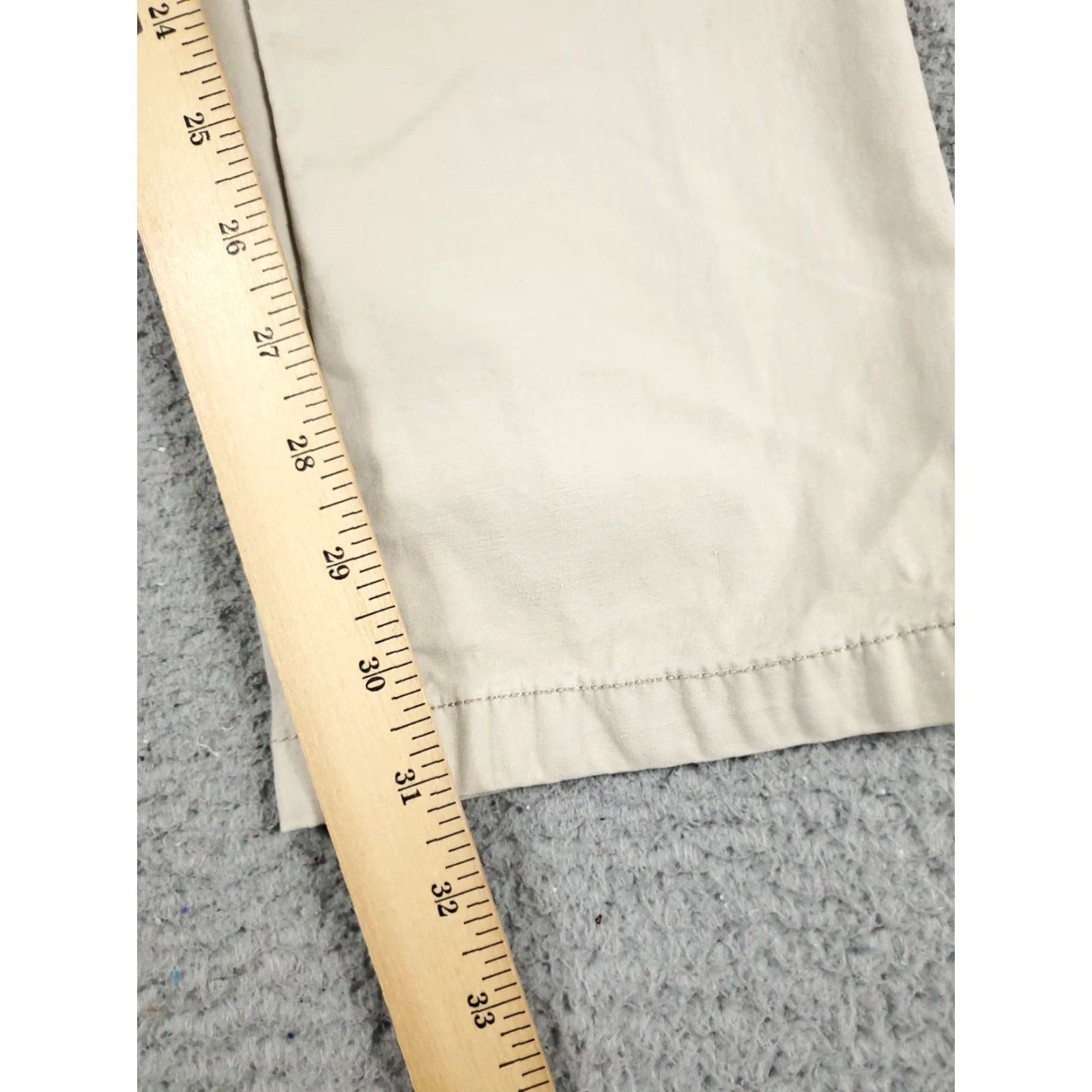 Lucky Brand Lucky Brand Chino Pants Mens 31x31 Beige Straight Regular Fit Trousers Size US 31 - 5 Thumbnail