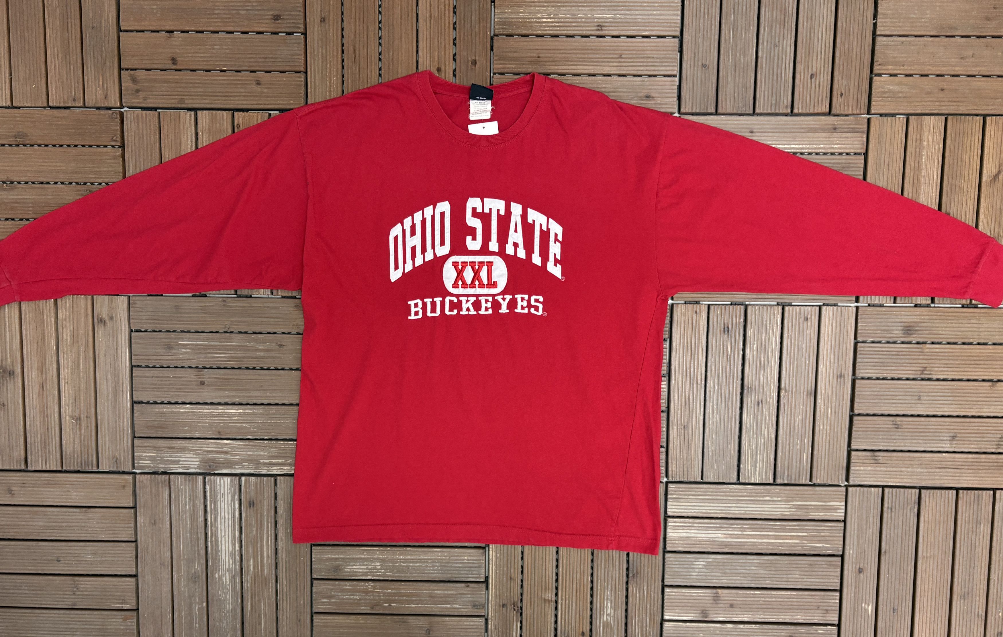 Vintage Ohio State Buckeyes Stitched Vintage Long Sleeve Tee Size US XXL / EU 58 / 5 - 5 Thumbnail