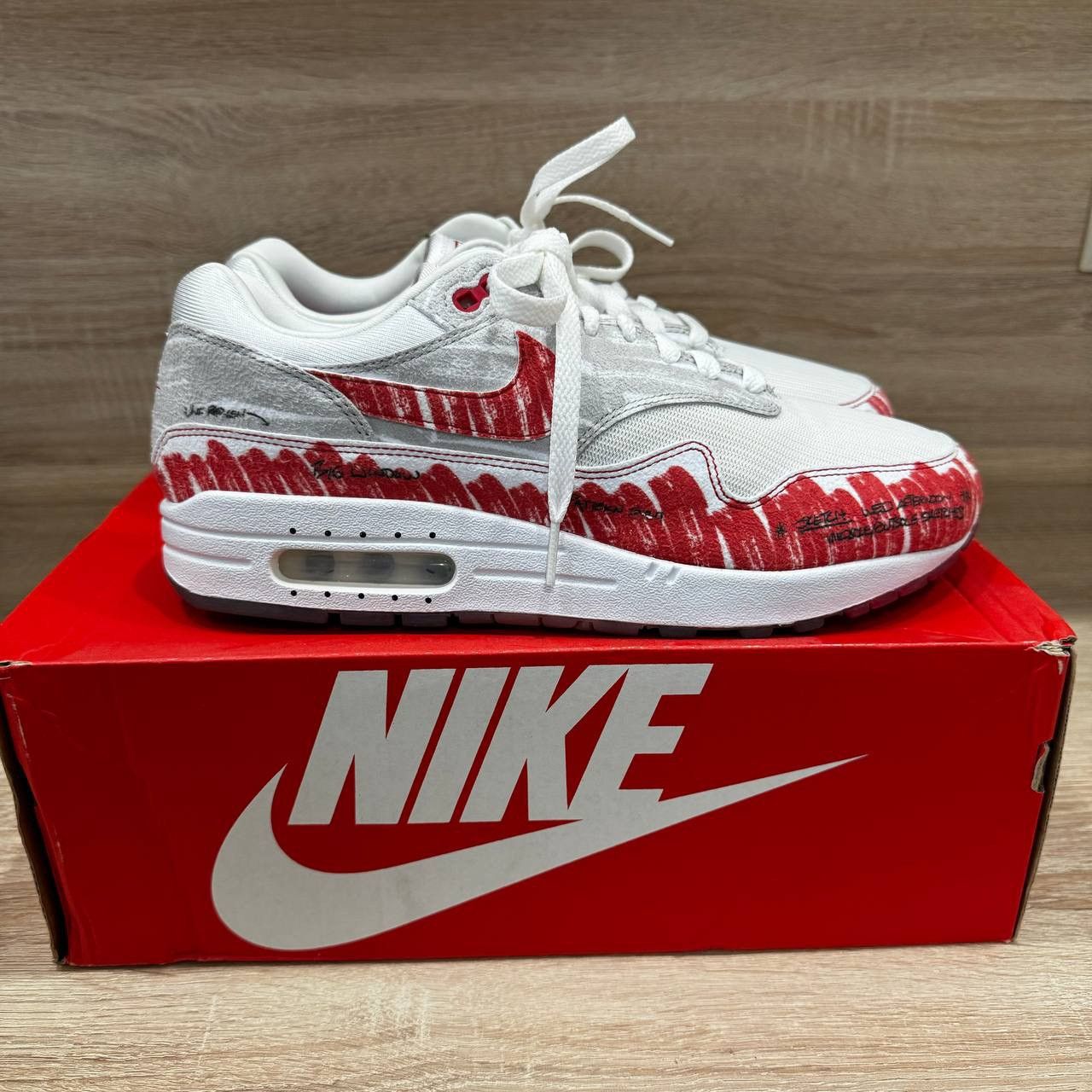 Nike × atmos NikeLab Air Max 1 Sketch Bw Parra Tn Patta ACG Size US 9 / EU 42 - 4 Thumbnail