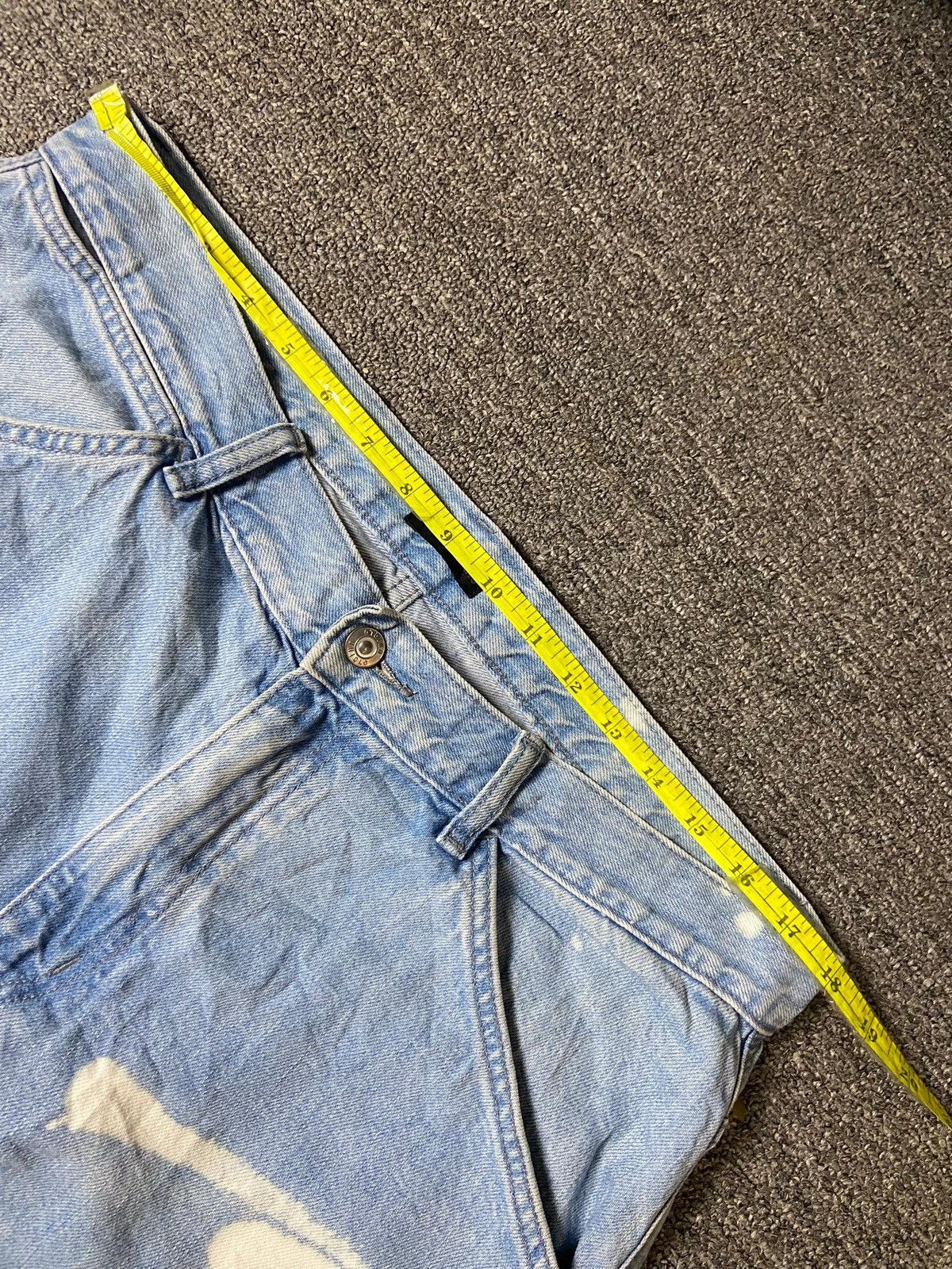 Japanese Brand × Uniqlo × Vintage Uniqlo Tapered Cut Tie Dye Denim Jeans (123) Size US 36 / EU 52 - 8 Thumbnail